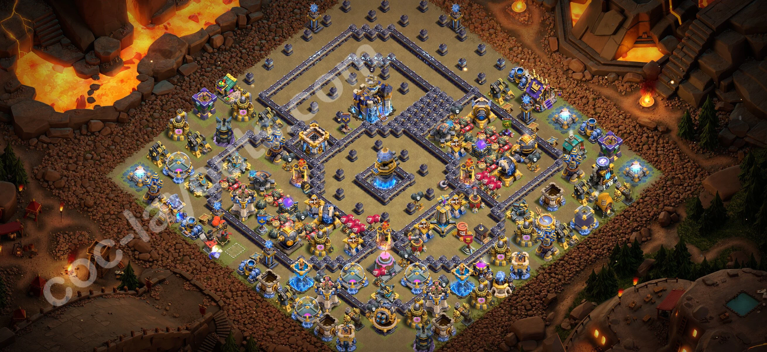 Top War Base TH18 with Link, Anti Everything - Anti 3 Stars CWL Plan 2026 - Clash of Clans - (#161) — War BH18