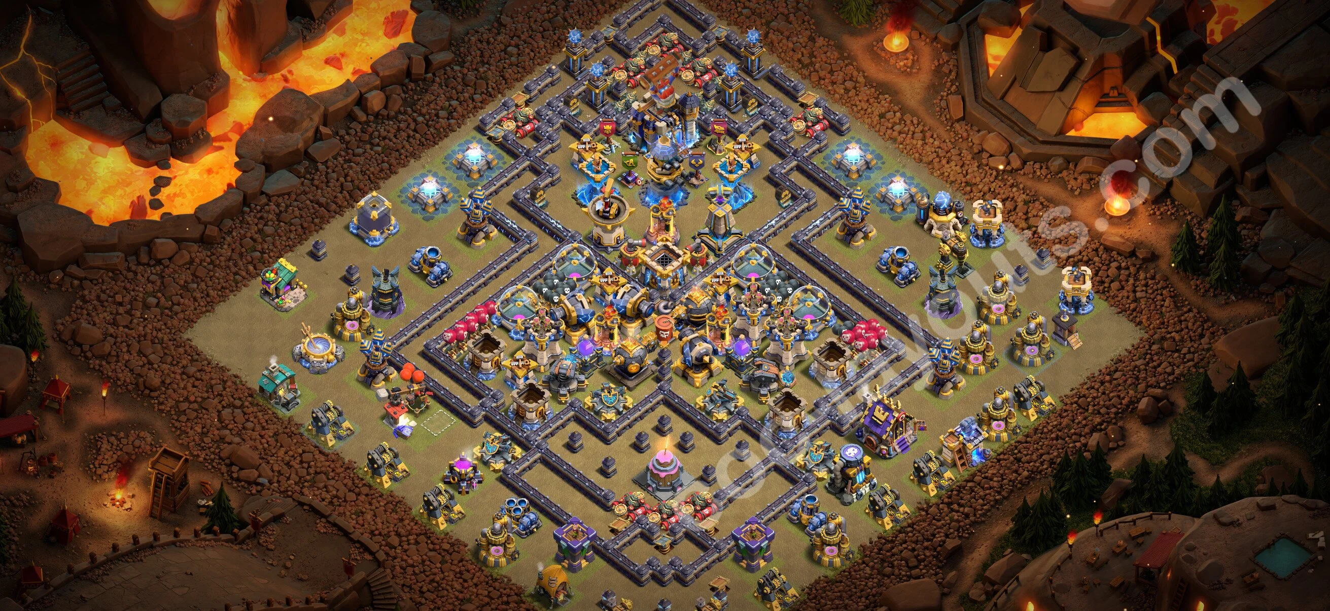 Top War Base TH18 with Link - Anti 3 Stars CWL Plan 2026 - Clash of Clans - (#162) — Guerre BH18