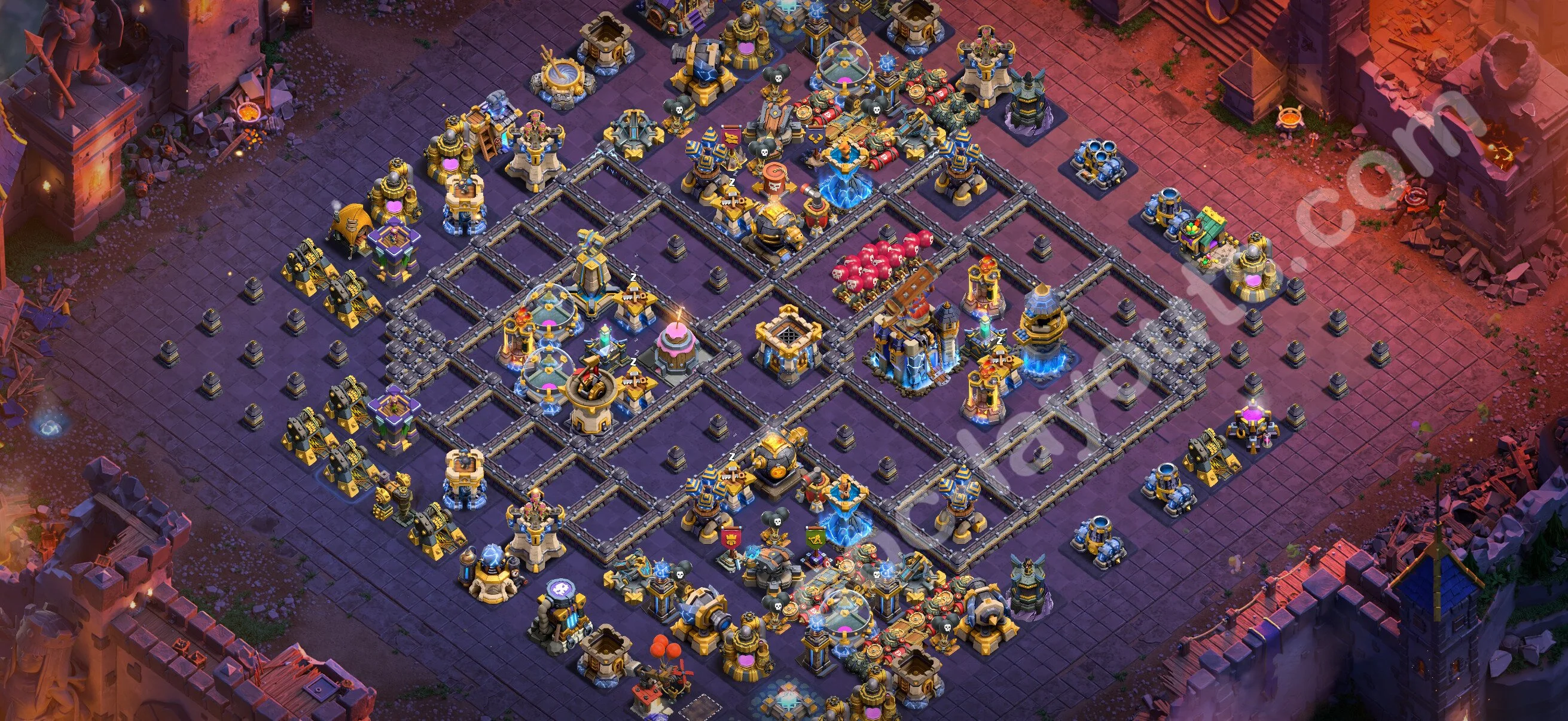 Top War Base TH18 with Link, Legend League - Anti 3 Stars CWL Plan 2026 - Clash of Clans - (#165) — Krieg BH18