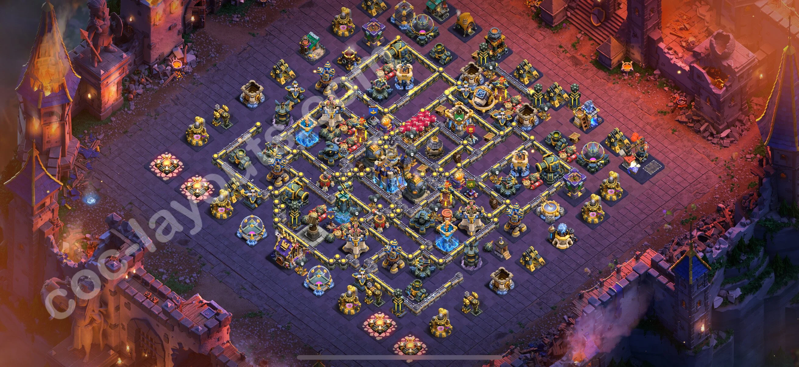 Top War Base TH18 with Link, Anti Everything - Anti 3 Stars CWL Plan 2026 - Clash of Clans - (#17) — War BH18