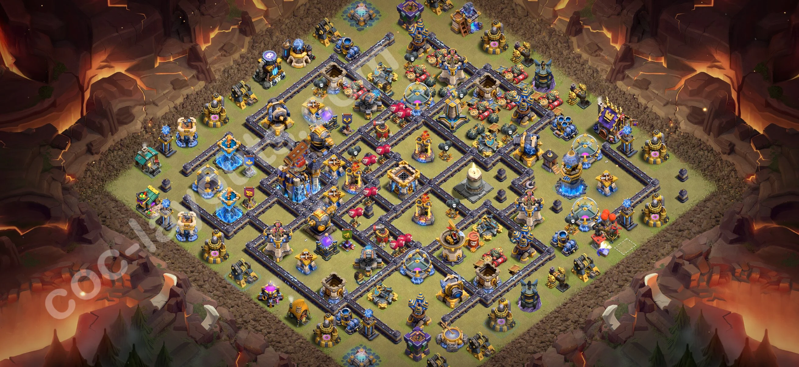 Top War Base TH18 with Link, Anti Air / Electro Dragon - CWL Defence Plan 2026 - Clash of Clans - (#172) — Wojna BH18