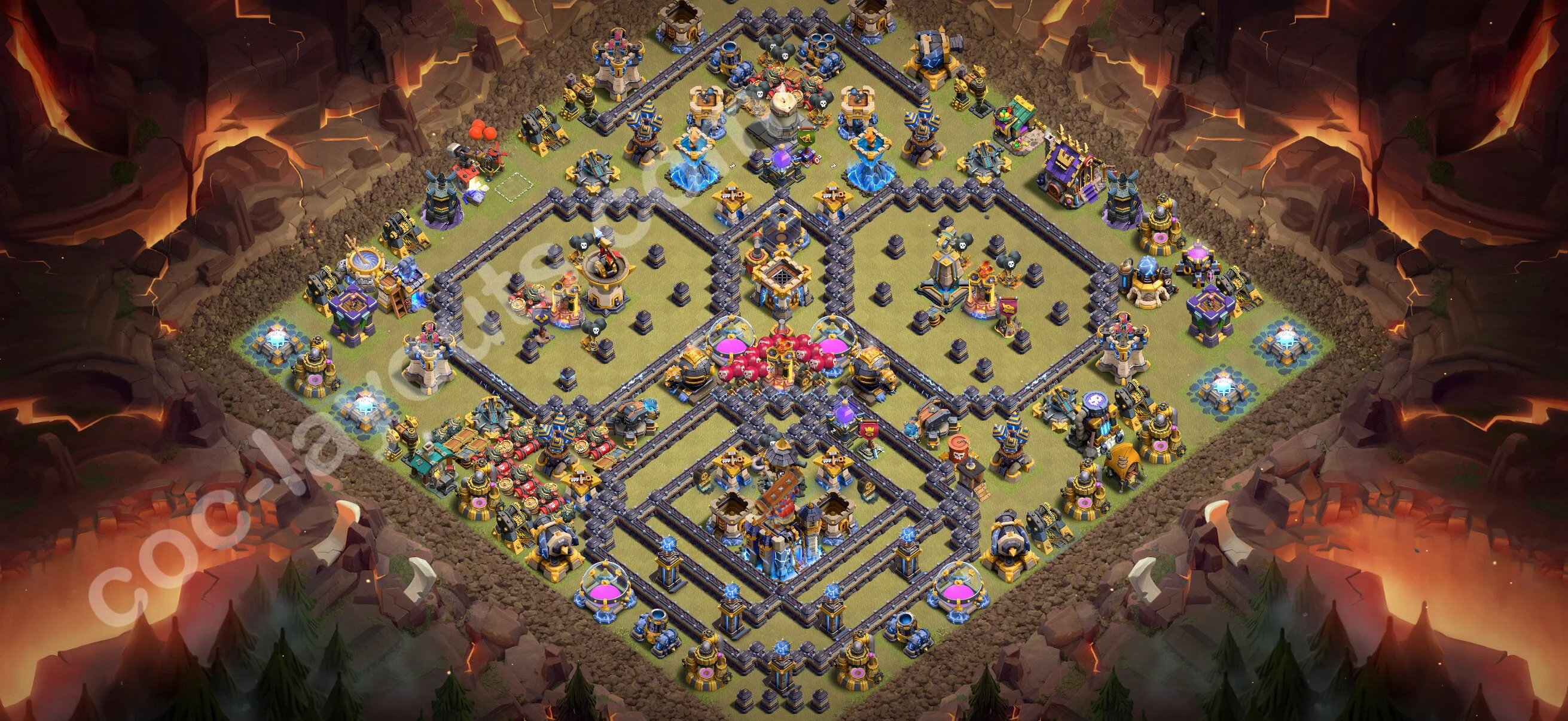 Top War Base TH18 with Link, Anti Everything - CWL Defence Plan 2026 - Clash of Clans - (#174) — Krieg BH18