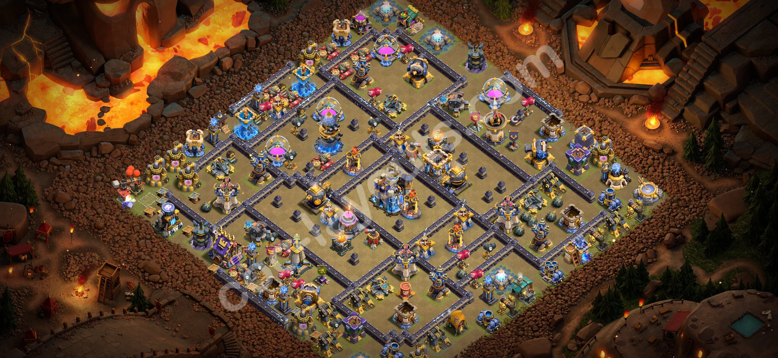 Top War Base TH18 with Link - Anti 2 Stars CWL Plan 2026 - Clash of Clans - (#179) — Guerre BH18