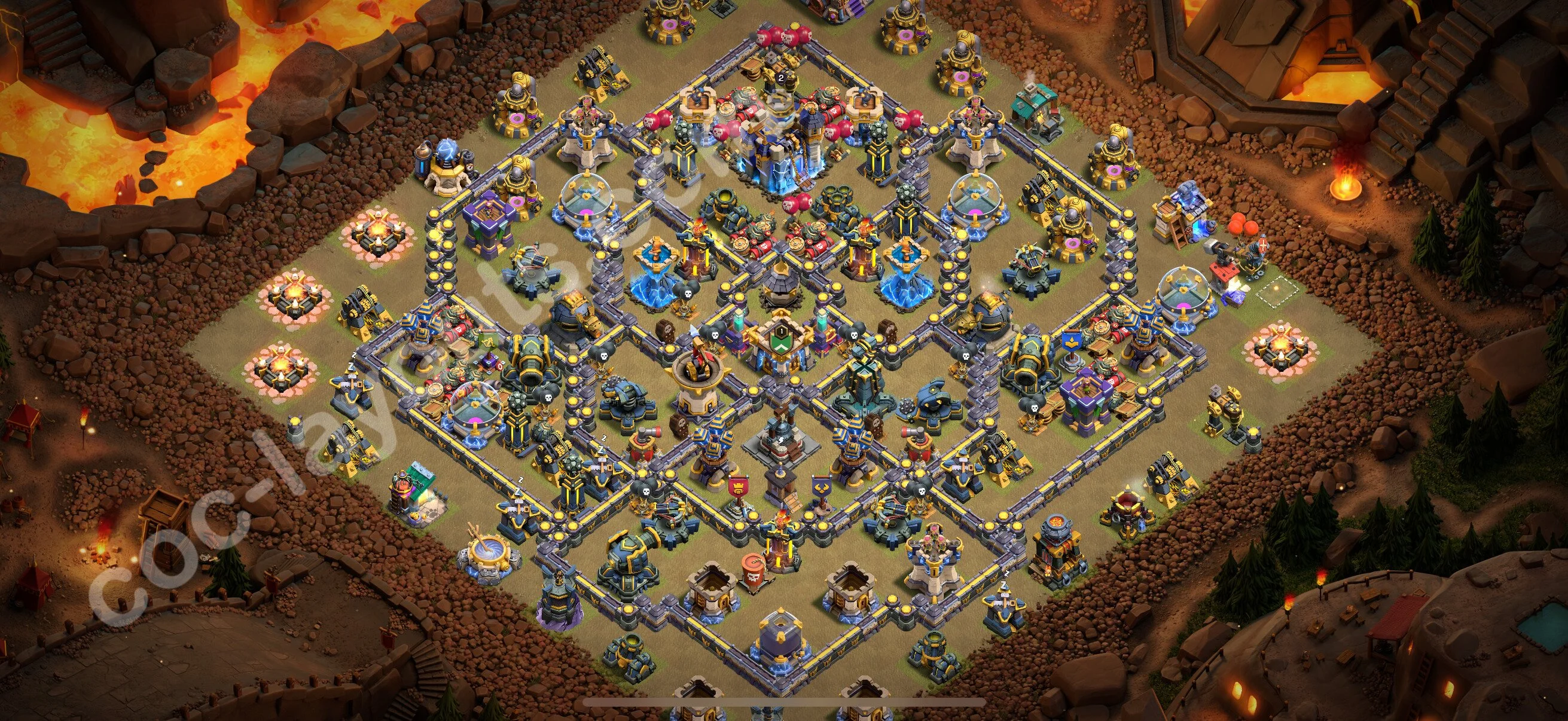 Top War Base TH18 with Link - Anti 3 Stars CWL Plan 2026 - Clash of Clans - (#18) — Krieg BH18