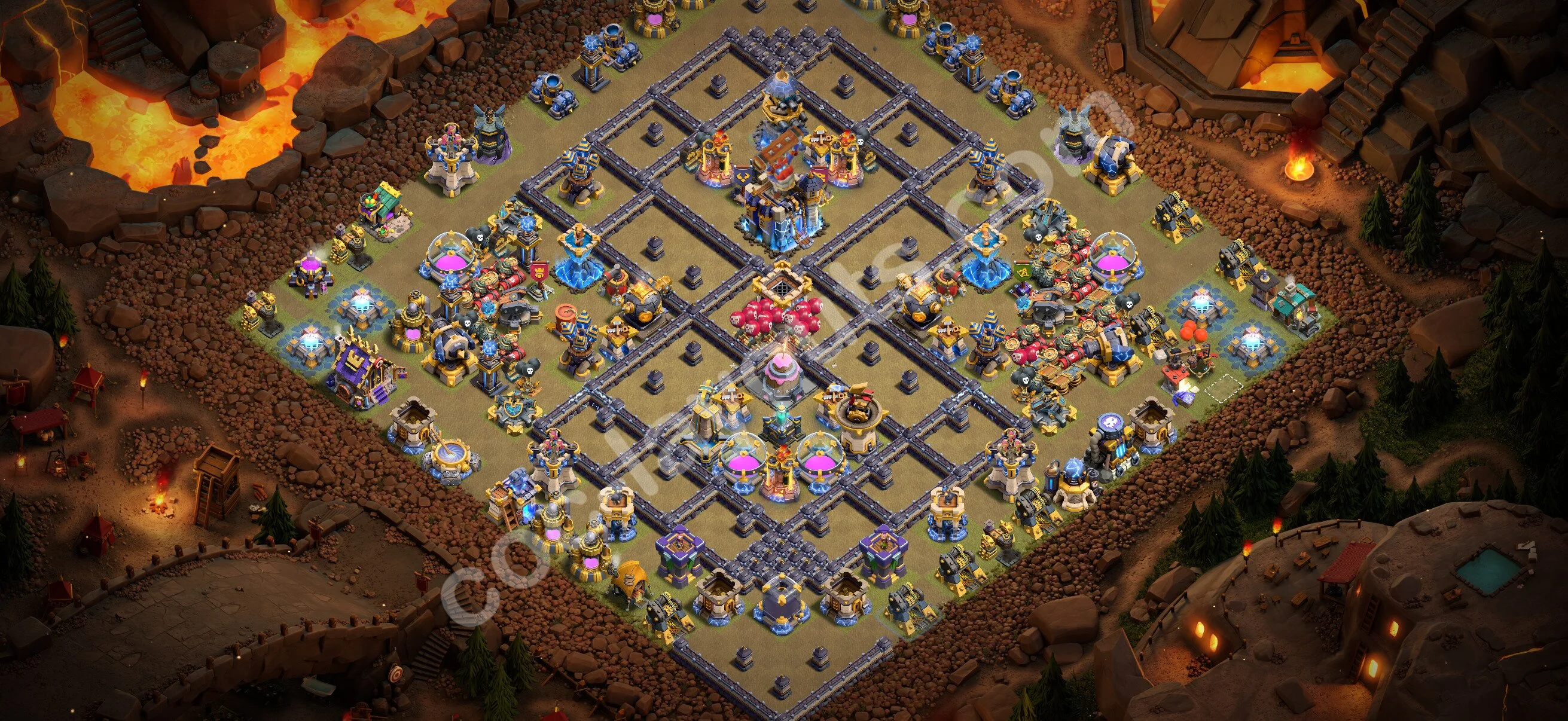 Top War Base TH18 with Link - CWL Defence Plan 2026 - Clash of Clans - (#180) — Guerre BH18