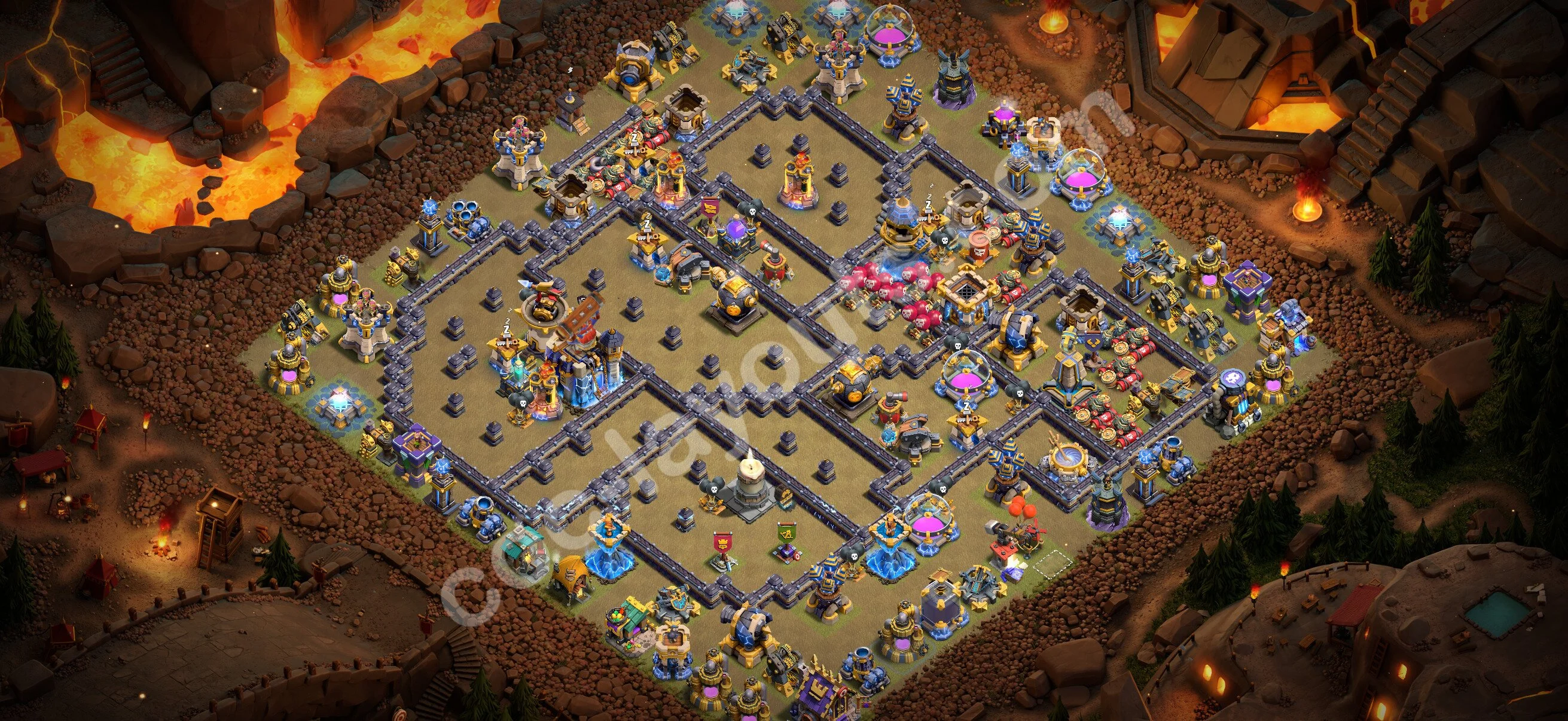 Top War Base TH18 with Link, Anti Everything - Anti 3 Stars CWL Plan 2026 - Clash of Clans - (#183) — Война BH18