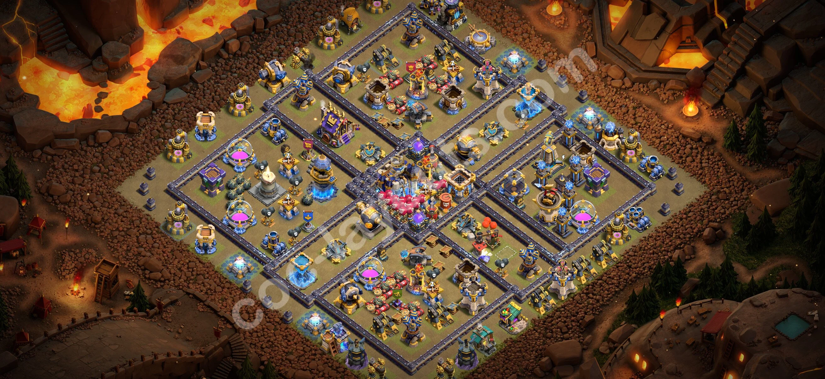Top War Base TH18 with Link - Anti 2 Stars CWL Plan 2026 - Clash of Clans - (#185) — Війна BH18