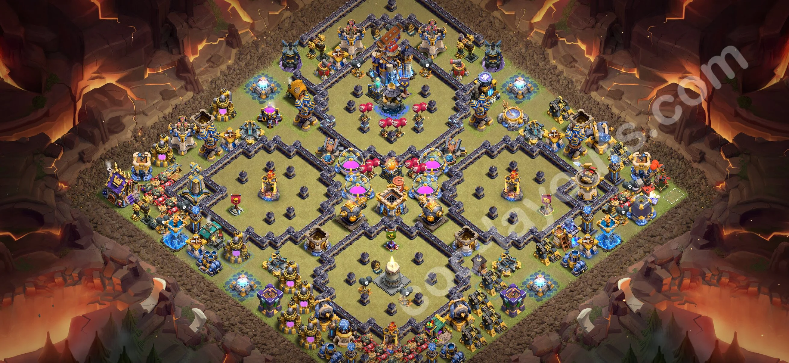 Top War Base TH18 with Link, Anti Everything - Anti 3 Stars CWL Plan 2026 - Clash of Clans - (#188) — War BH18