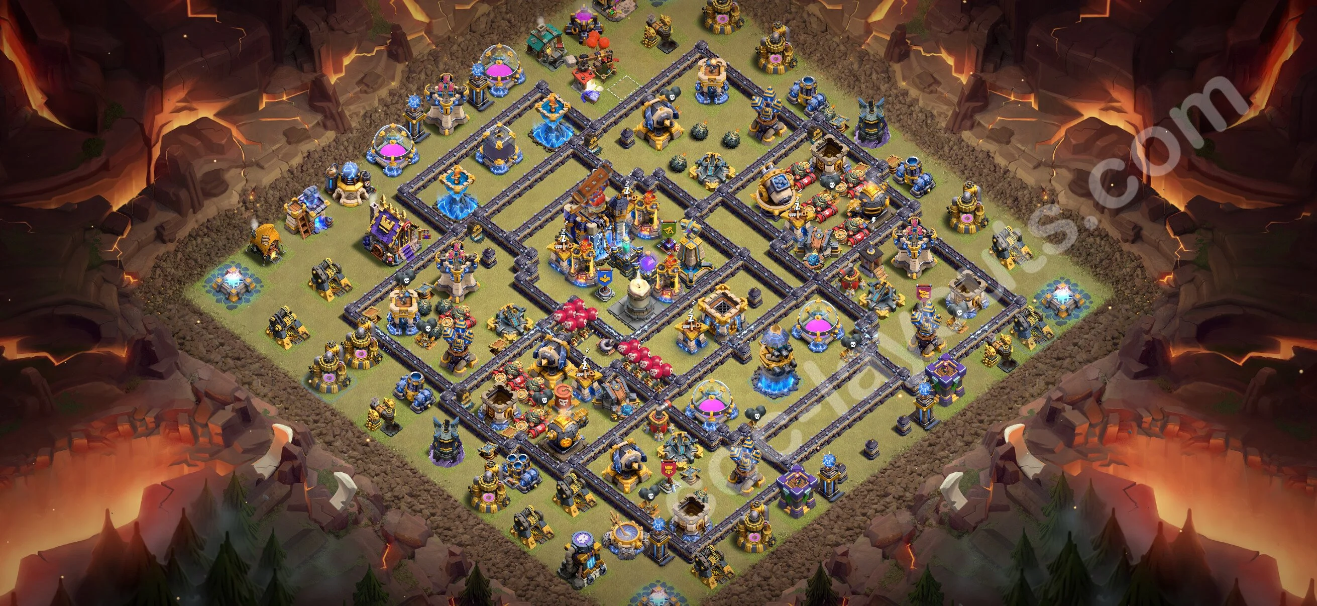 Top War Base TH18 with Link - Anti 3 Stars CWL Plan 2026 - Clash of Clans - (#190) — War BH18