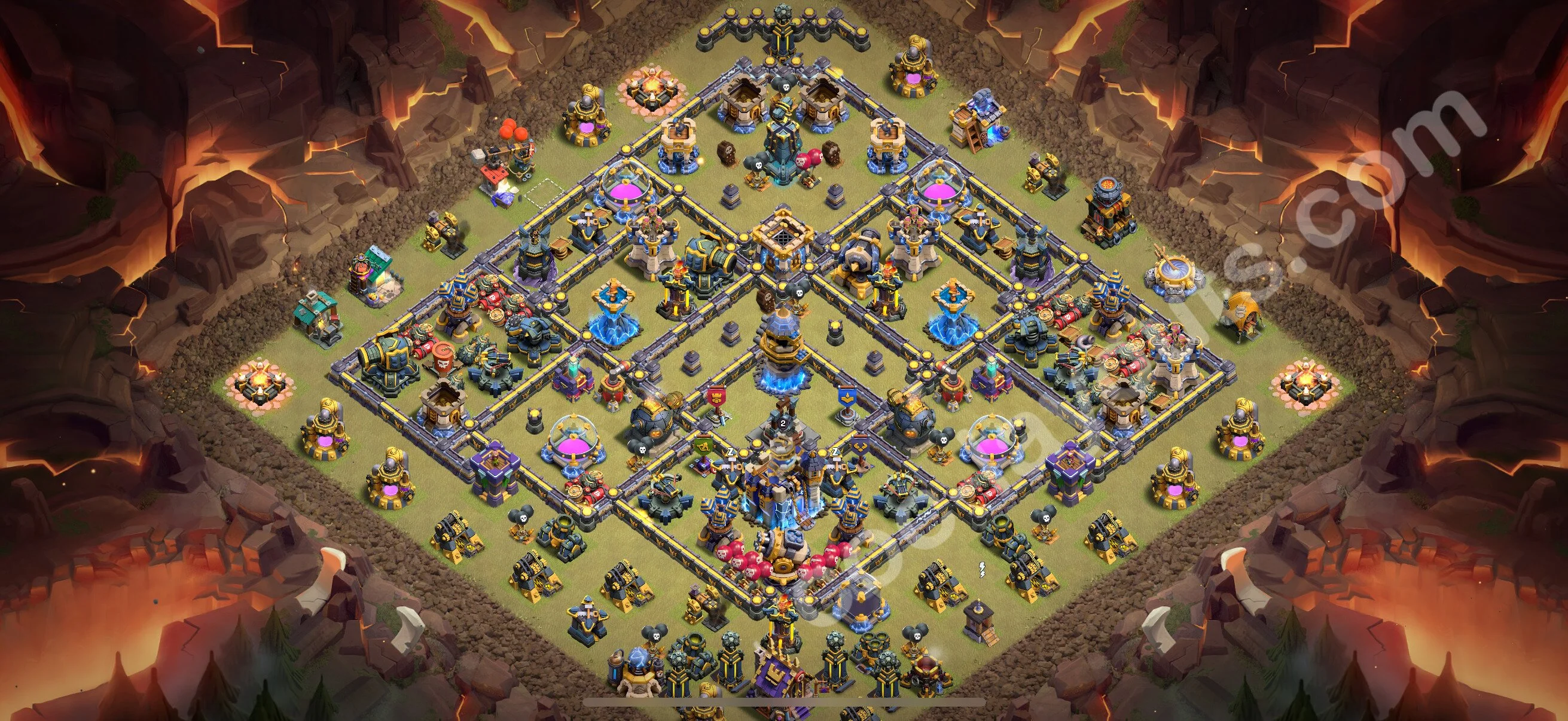 Top War Base TH18 with Link, Anti Everything - Anti 3 Stars CWL Plan 2026 - Clash of Clans - (#21) — Krieg BH18