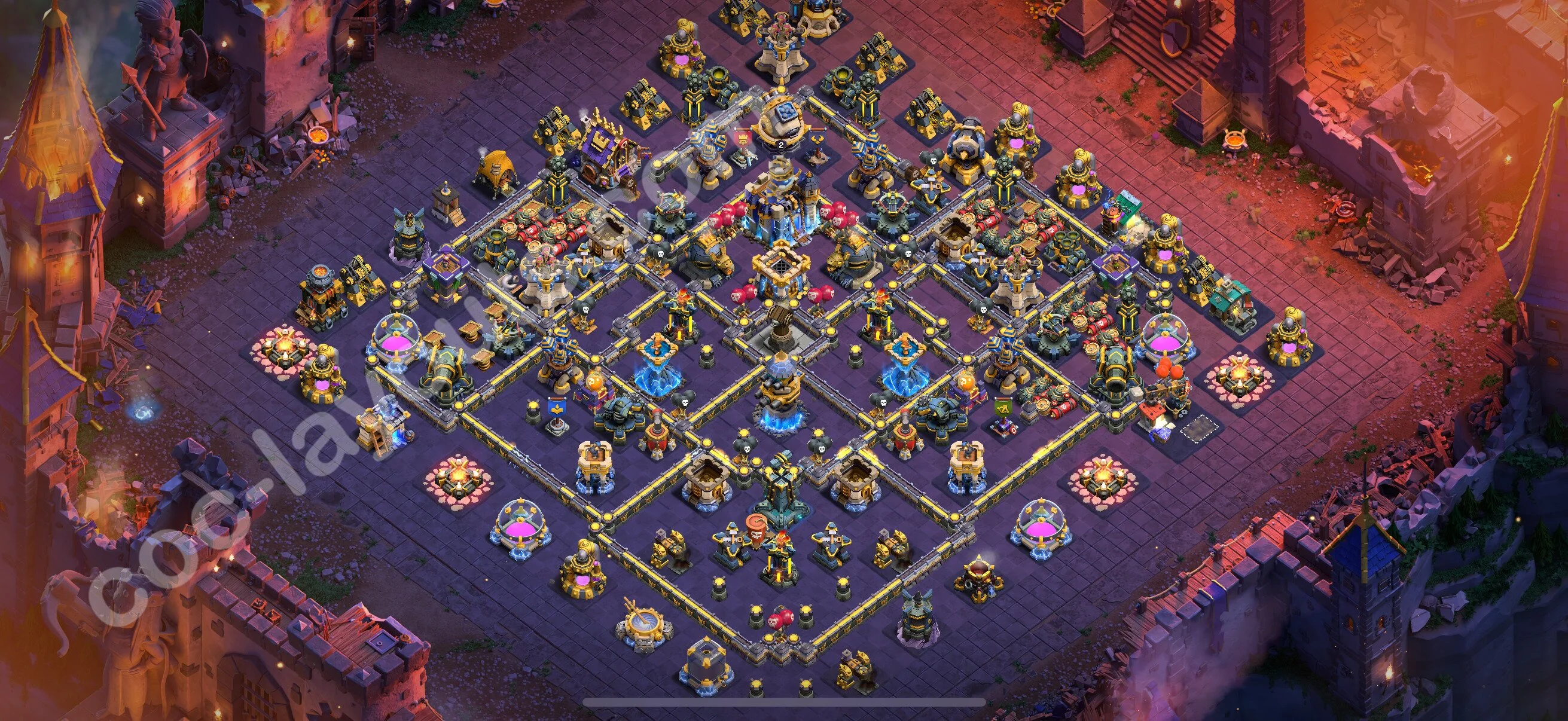 Top War Base TH18 with Link - Anti 3 Stars CWL Plan 2026 - Clash of Clans - (#22) — War BH18