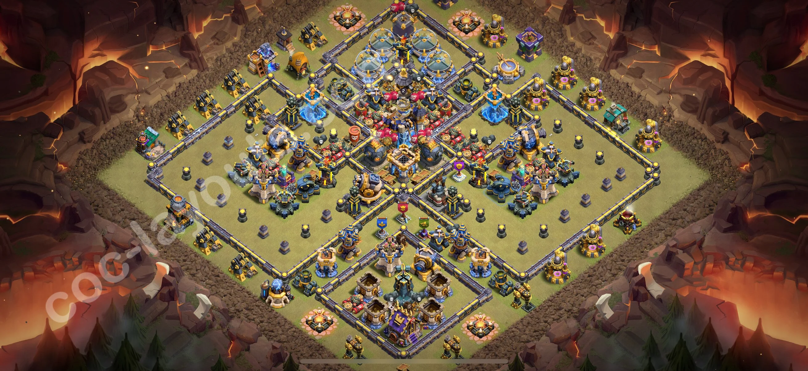 Top War Base TH18 with Link, Anti Everything - CWL Defence Plan 2026 - Clash of Clans - (#24) — War BH18