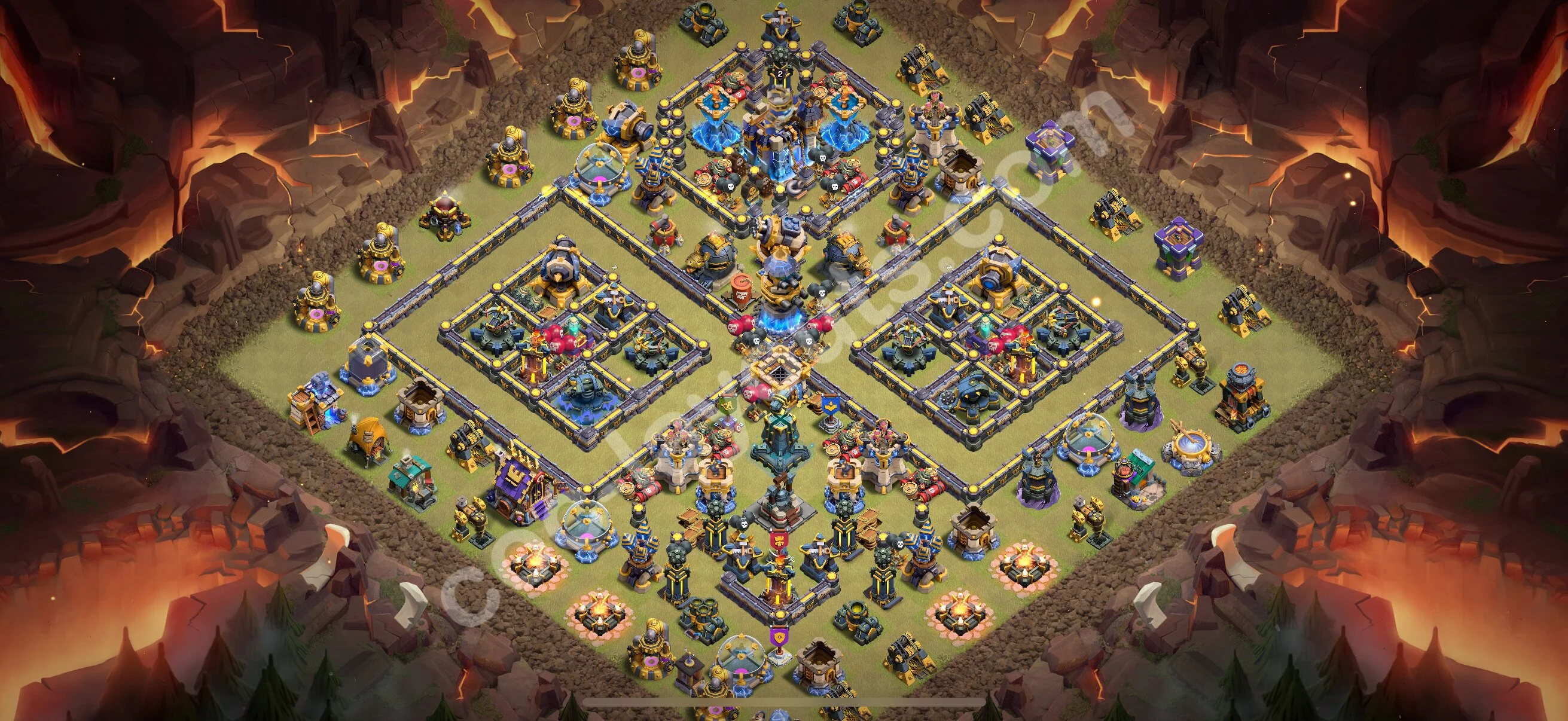 Top War Base TH18 with Link - Anti 3 Stars CWL Plan 2026 - Clash of Clans - (#25) — War BH18