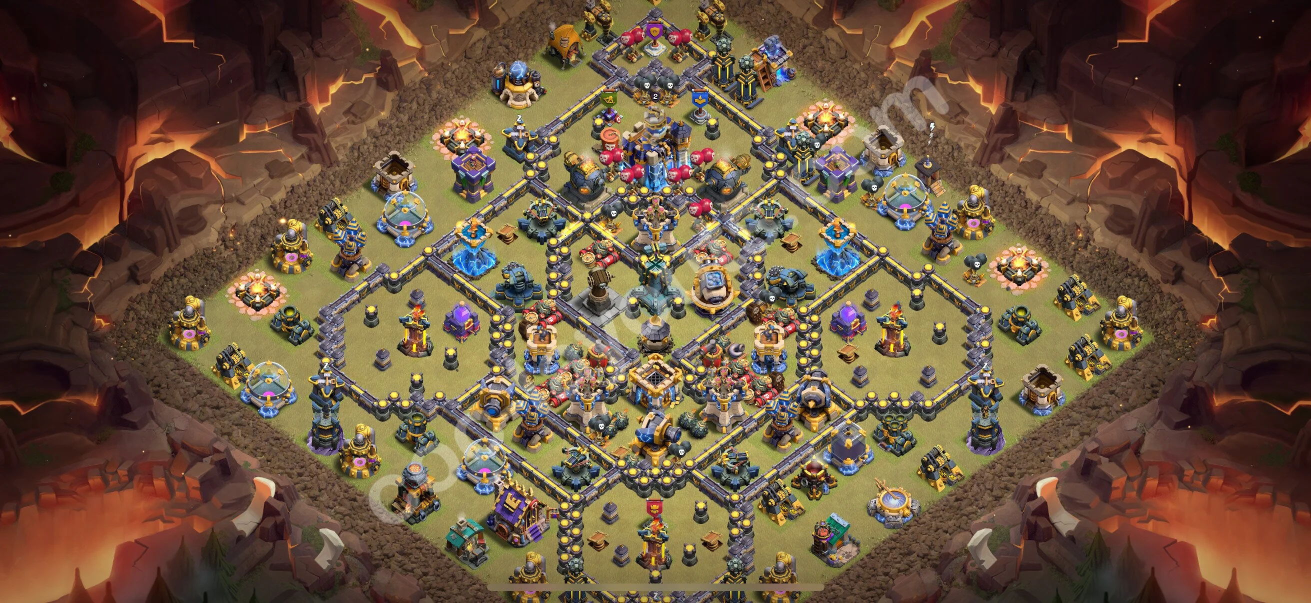 Top War Base TH18 with Link - Anti 3 Stars CWL Plan 2026 - Clash of Clans - (#27) — Krieg BH18