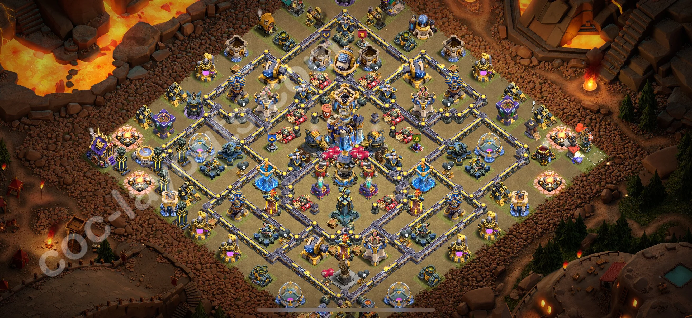 Top War Base TH18 with Link - Anti 3 Stars CWL Plan 2026 - Clash of Clans - (#32) — Guerre BH18