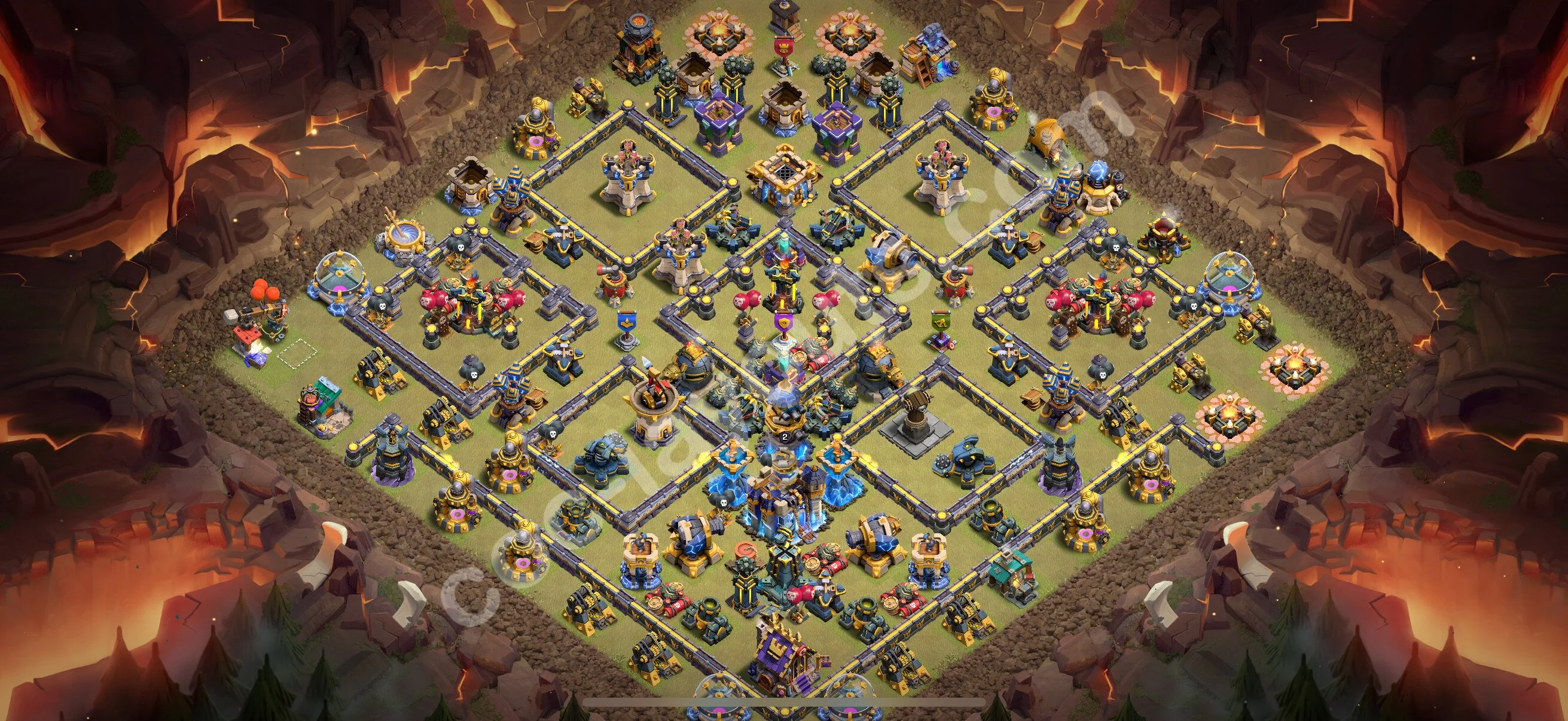Top War Base TH18 with Link, Anti Everything - CWL Defence Plan 2026 - Clash of Clans - (#40) — Krieg BH18
