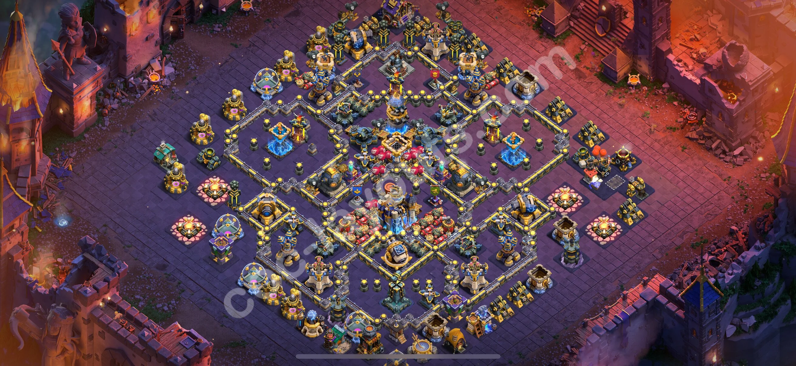 Top War Base TH18 with Link - Anti 3 Stars CWL Plan 2026 - Clash of Clans - (#44) — Oorlog BH18