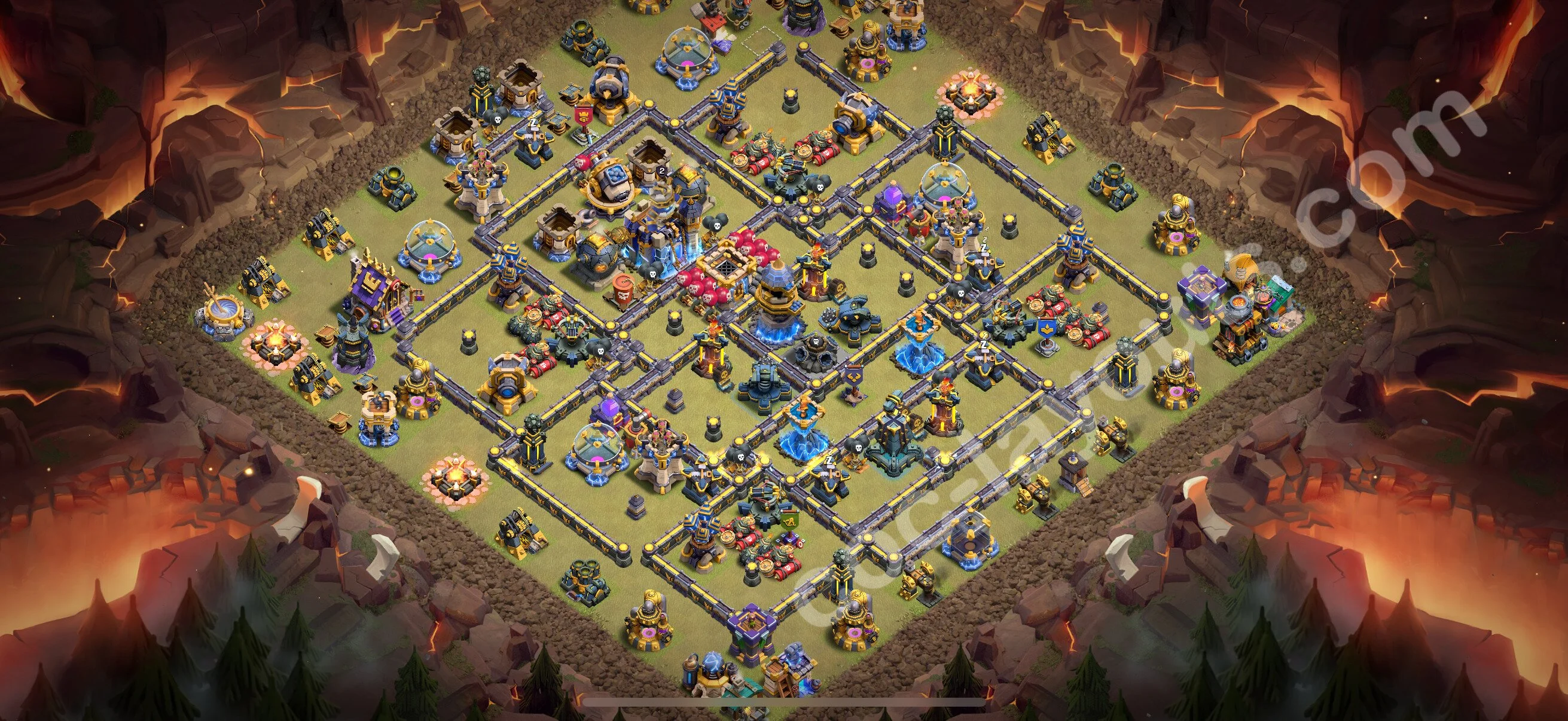 Top War Base TH18 with Link - Anti 3 Stars CWL Plan 2026 - Clash of Clans - (#45) — Guerre BH18