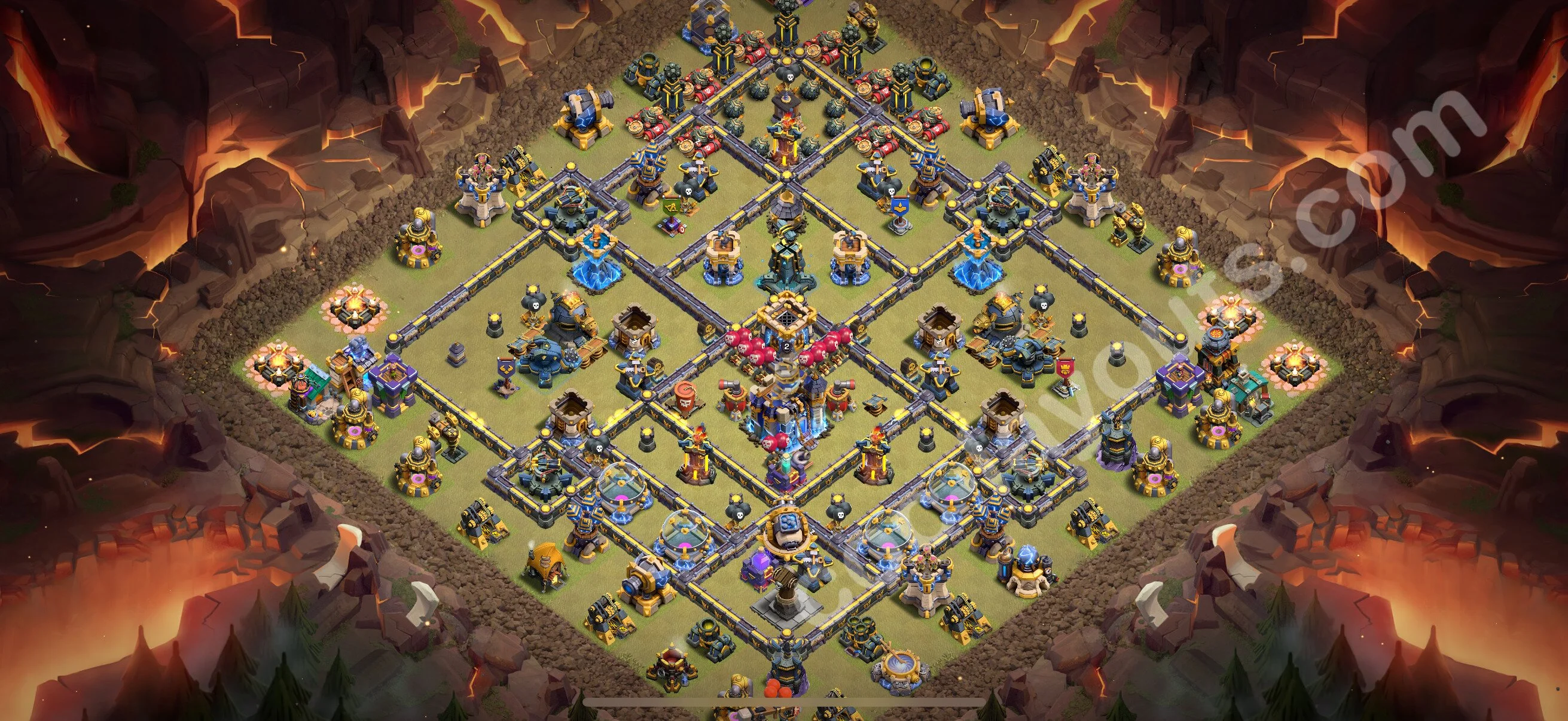 Top War Base TH18 with Link, Anti Everything - Anti 2 Stars CWL Plan 2026 - Clash of Clans - (#47) — Oorlog BH18