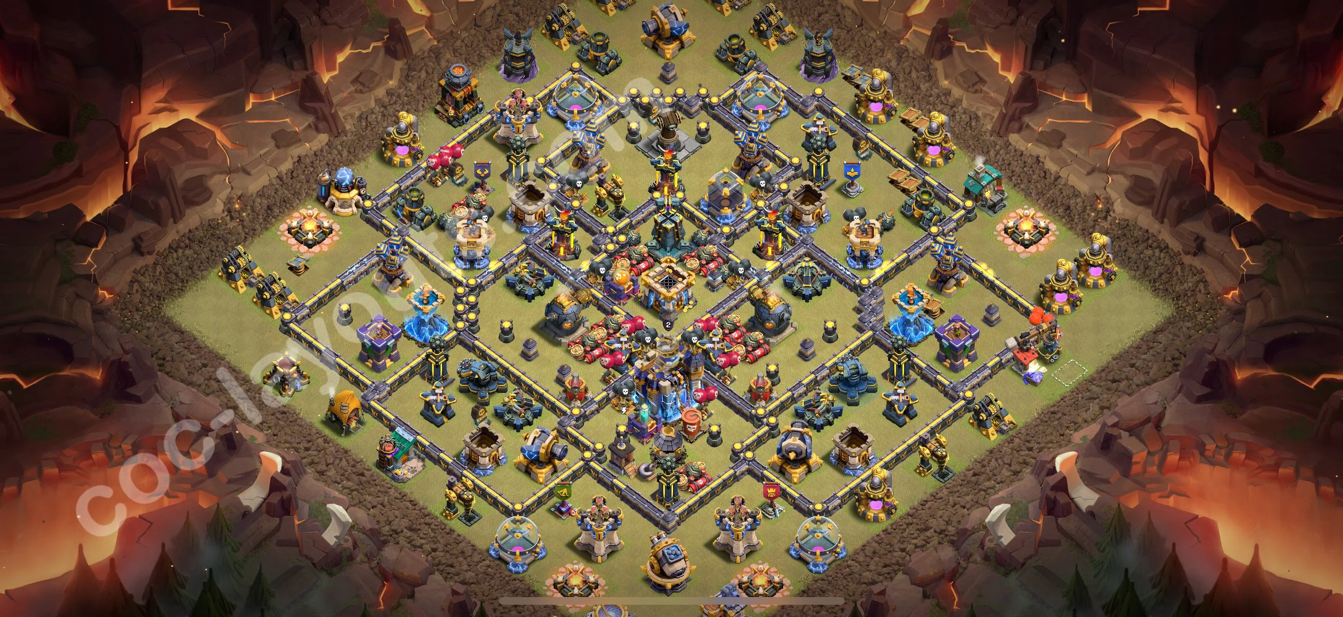 Top War Base TH18 with Link, Anti Everything - Anti 2 Stars CWL Plan 2026 - Clash of Clans - (#50) — Guerre BH18