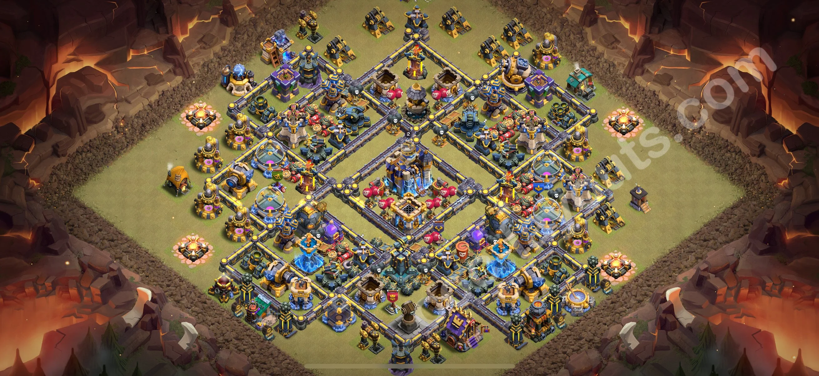 Top War Base TH18 with Link, Anti Everything - CWL Defence Plan 2026 - Clash of Clans - (#51) — Krieg BH18