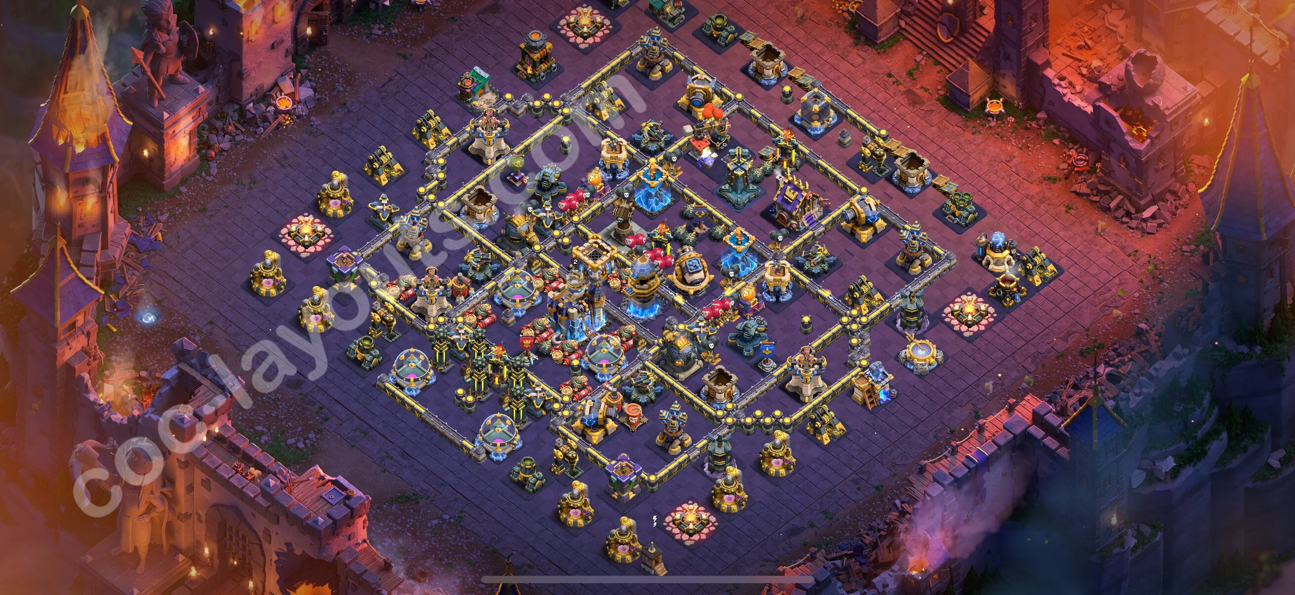 Top War Base TH18 with Link - Anti 3 Stars CWL Plan 2026 - Clash of Clans - (#54) — Война BH18