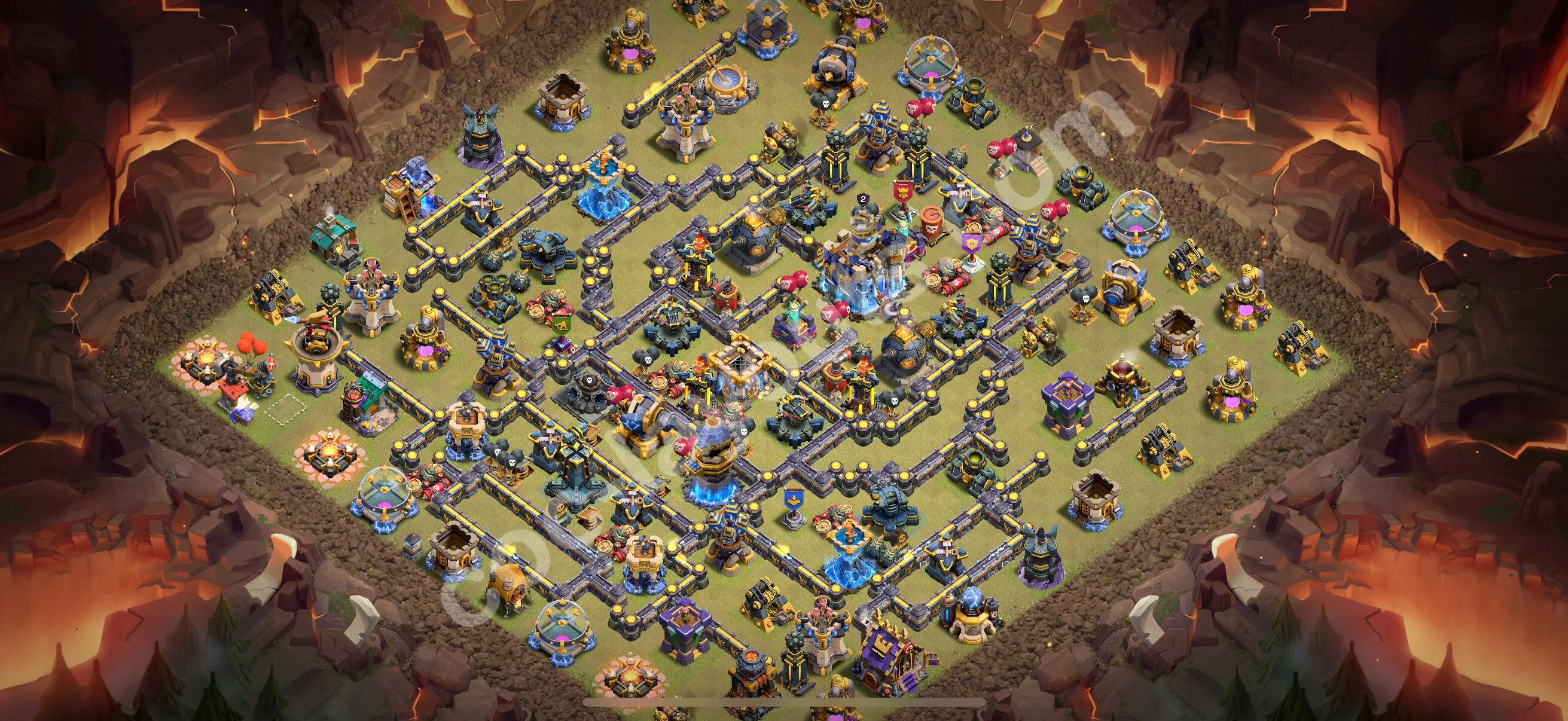 Top War Base TH18 with Link, Anti Air / Electro Dragon - CWL Defence Plan 2026 - Clash of Clans - (#57) — Oorlog BH18