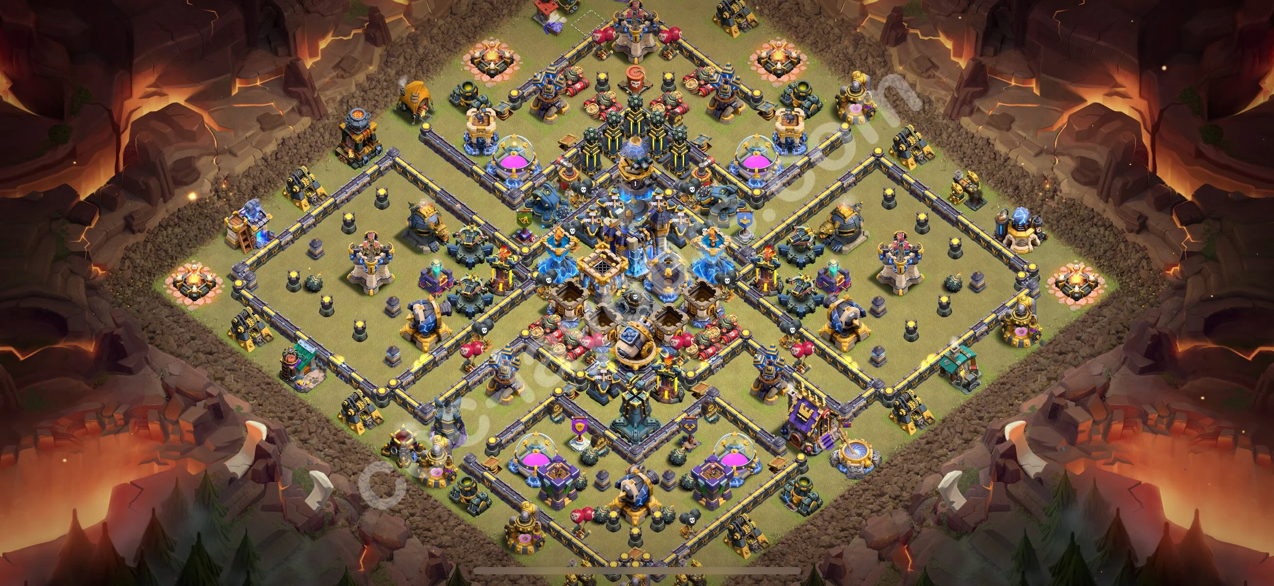 Top War Base TH18 with Link, Hybrid - CWL Defence Plan 2026 - Clash of Clans - (#68) — War BH18