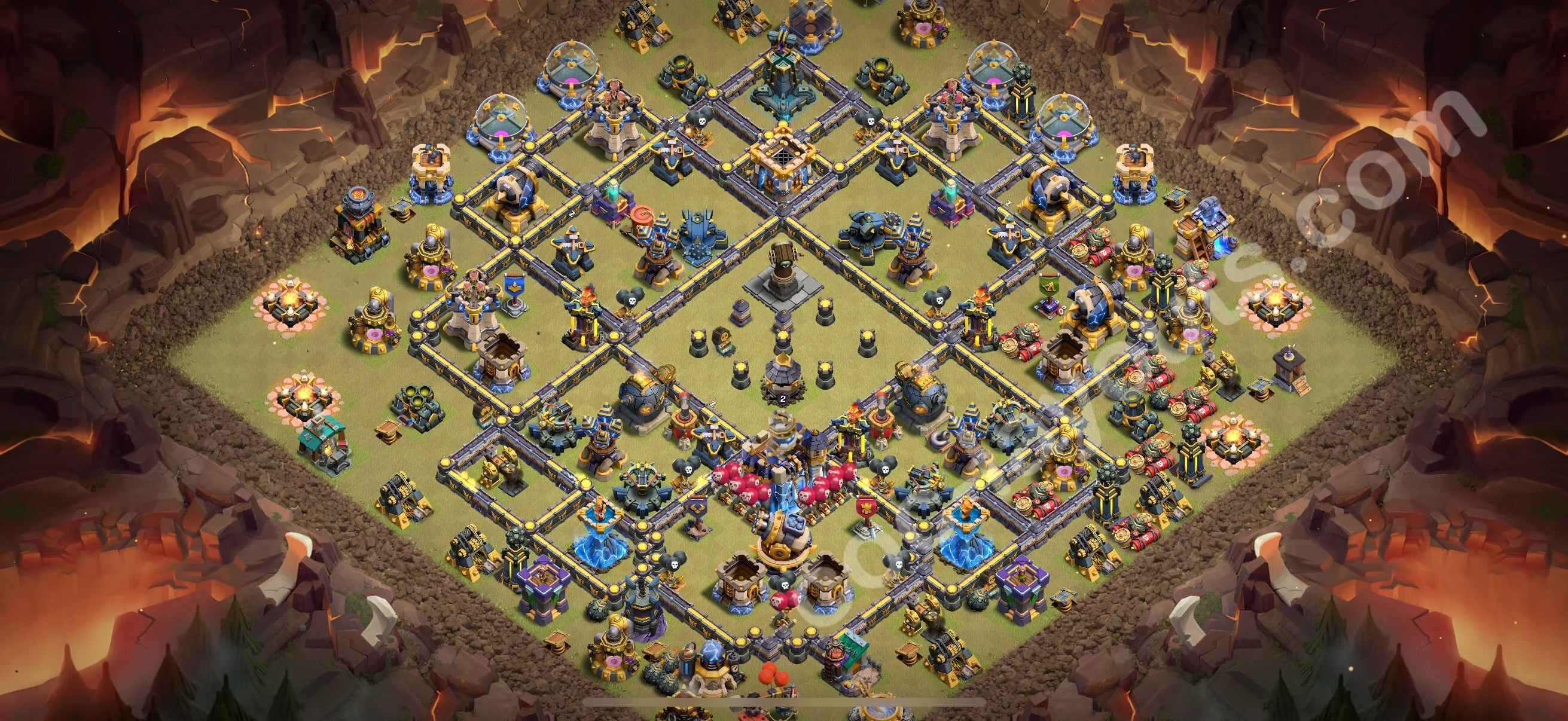 Top War Base TH18 with Link, Anti Air / Electro Dragon - CWL Defence Plan 2026 - Clash of Clans - (#72) — Война BH18