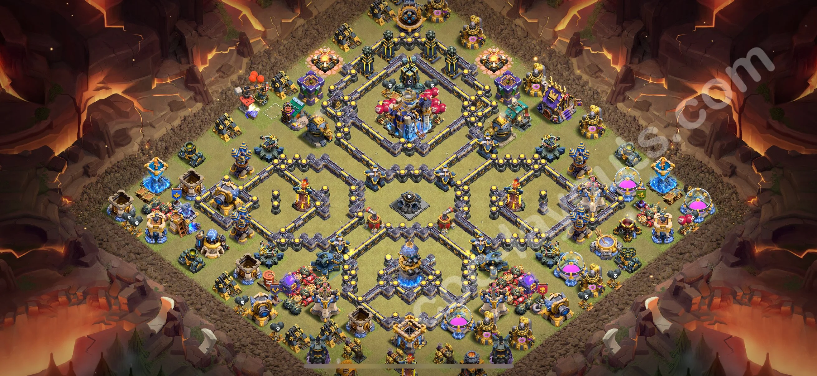 Top War Base TH18 with Link - Anti 3 Stars CWL Plan 2026 - Clash of Clans - (#75) — Війна BH18