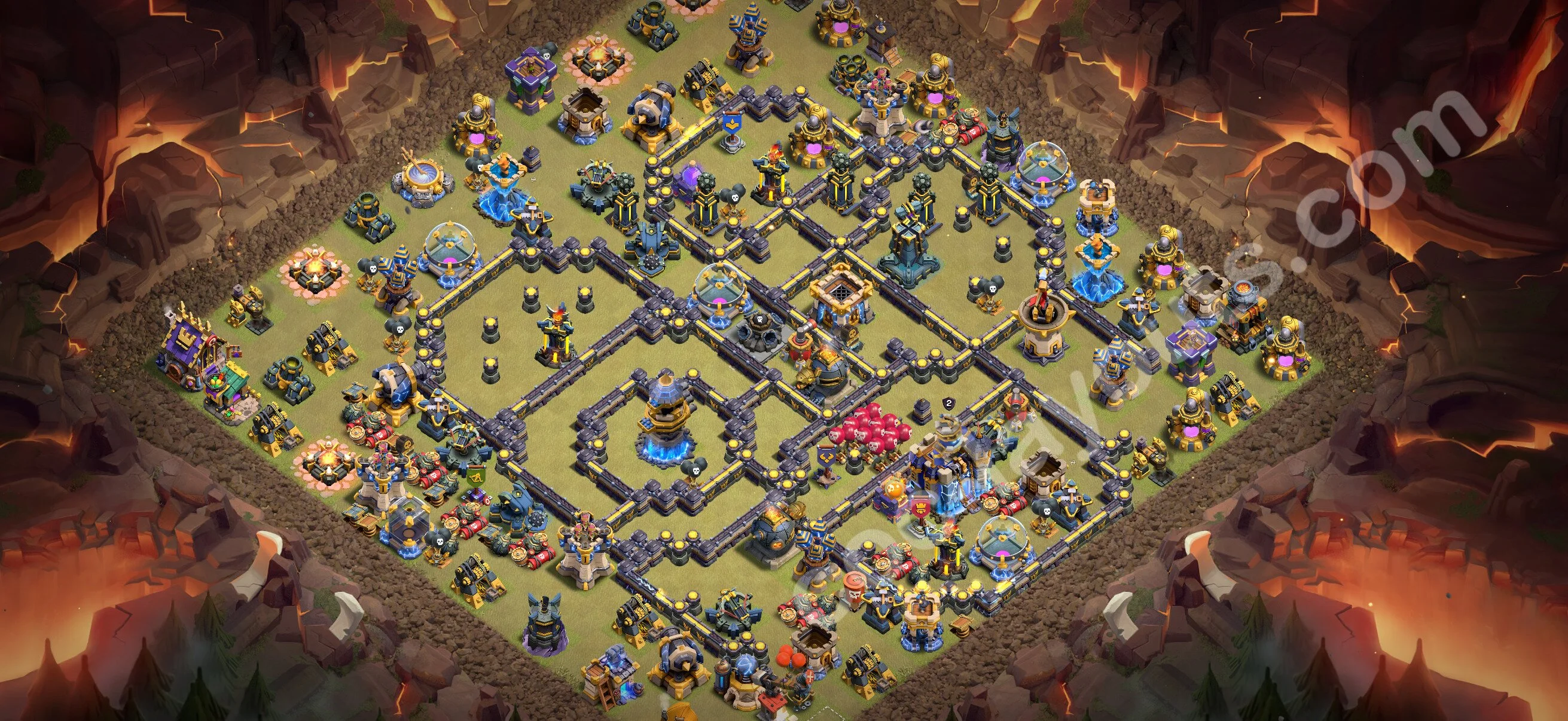 Top War Base TH18 with Link, Anti Everything - Anti 3 Stars CWL Plan 2026 - Clash of Clans - (#87) — Война BH18