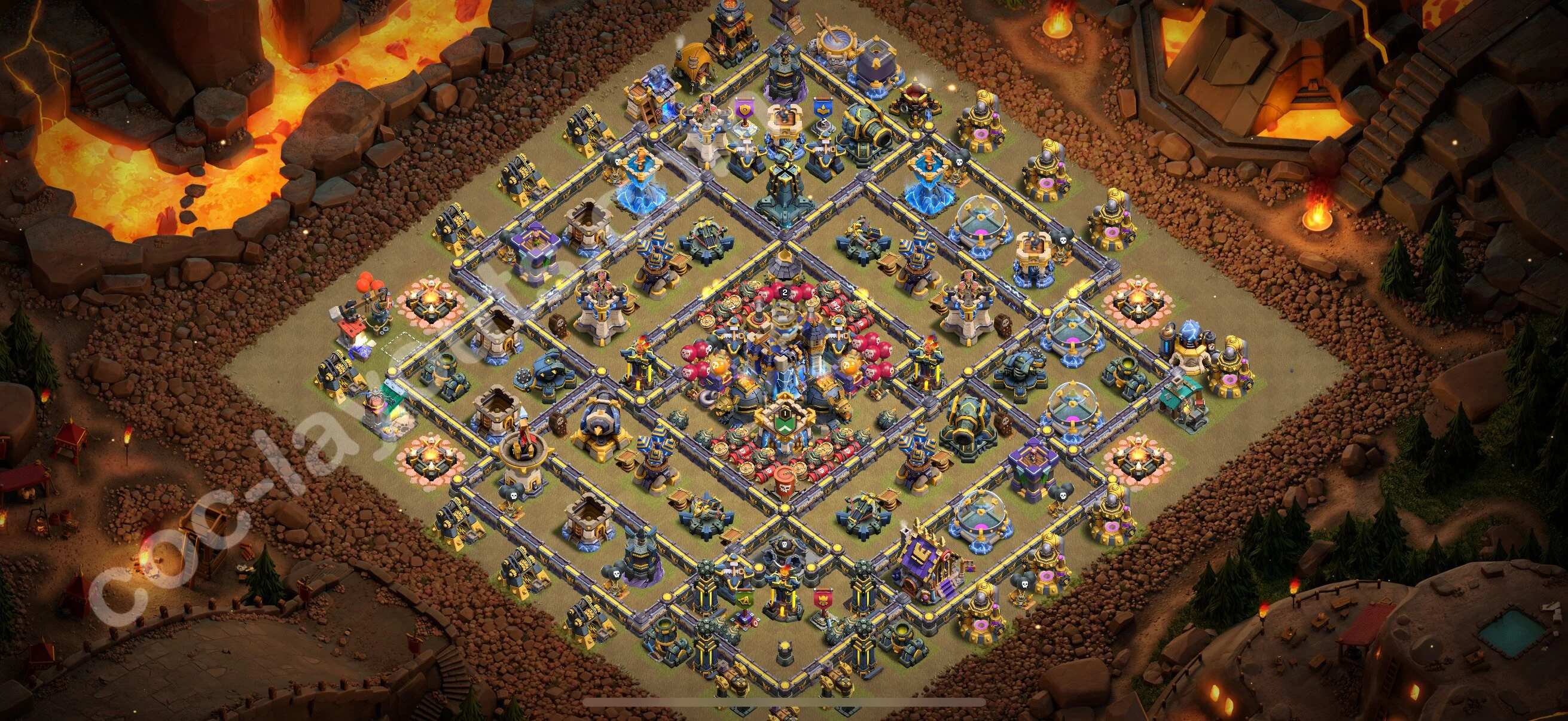 Top War Base TH18 with Link, Anti Air / Electro Dragon - Anti 2 Stars CWL Plan 2026 - Clash of Clans - (#9) — War BH18