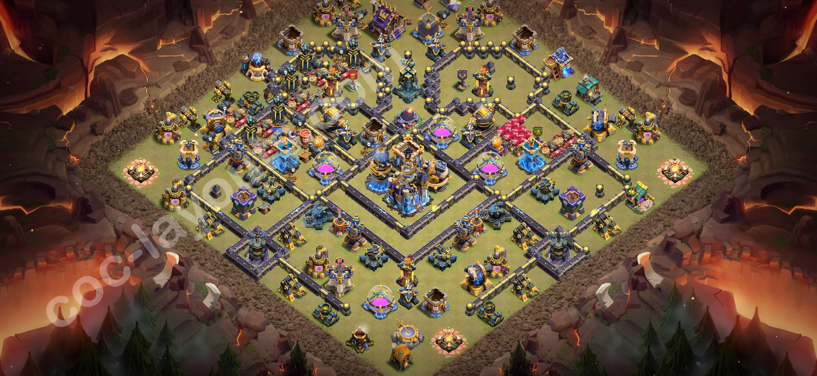 Top War Base TH18 with Link, Anti Everything - CWL Defence Plan 2026 - Clash of Clans - (#97) — Guerre BH18
