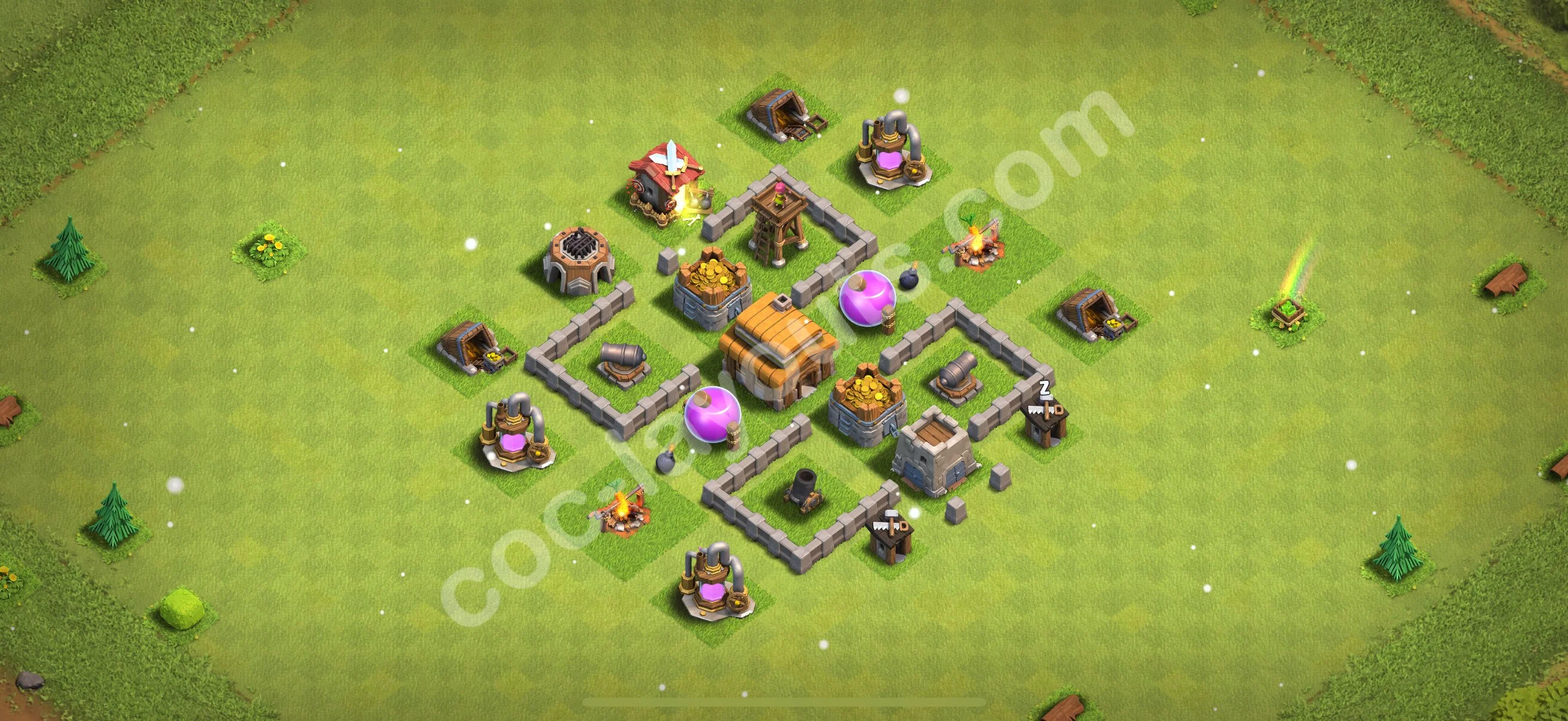 Farming Base TH3 Max Levels - plan / layout / design - Clash of Clans 2026 - (#111) — Farma TH3