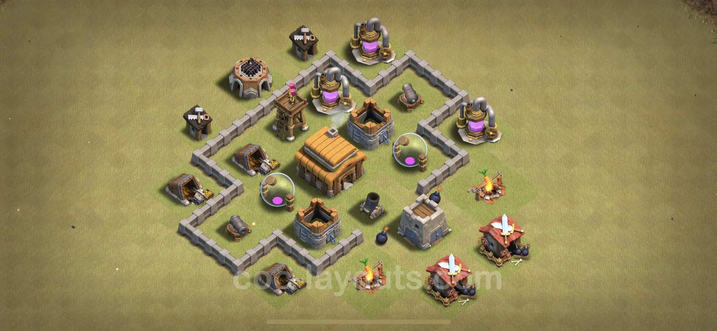 Top War Base TH3, Hybrid - CWL Defence Plan - Clash of Clans - (#11) — Війна TH3