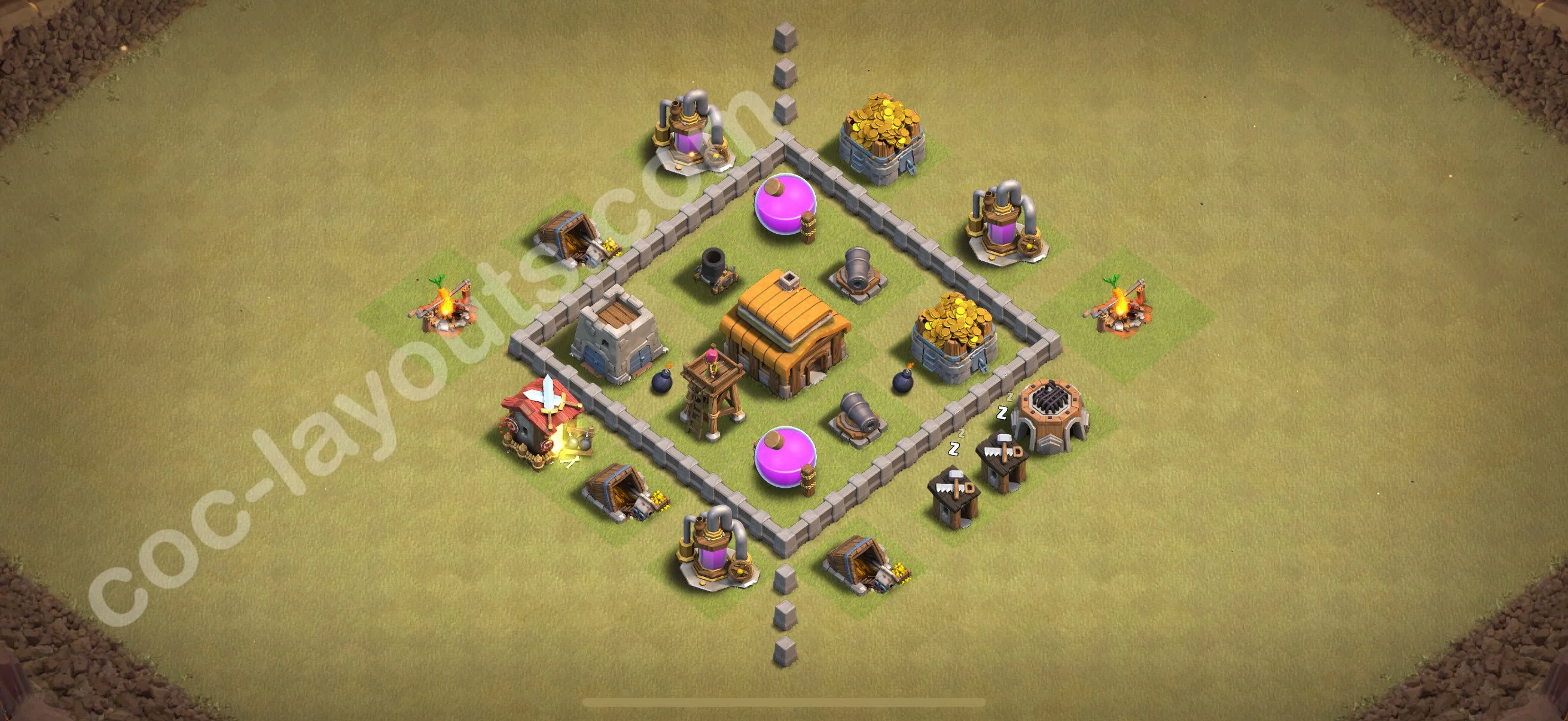 Top War Base TH3, Anti Everything - Anti 2 Stars CWL Plan 2026 - Clash of Clans - (#16) — Guerra TH3