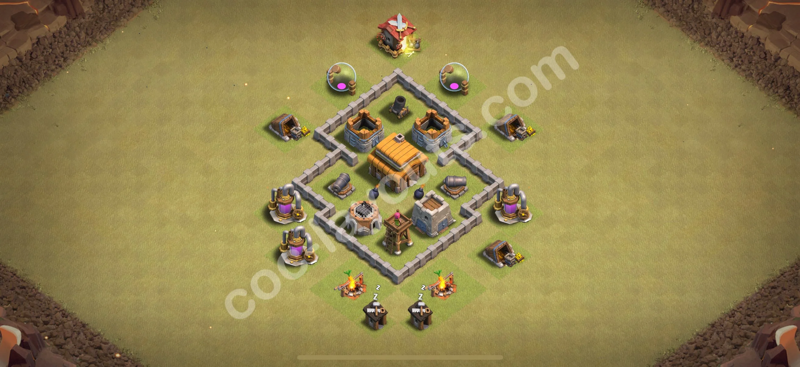 Top War Base TH3, Anti 2 Stars, Anti Everything - CWL Defence Plan 2026 - Clash of Clans - (#22) — Oorlog TH3