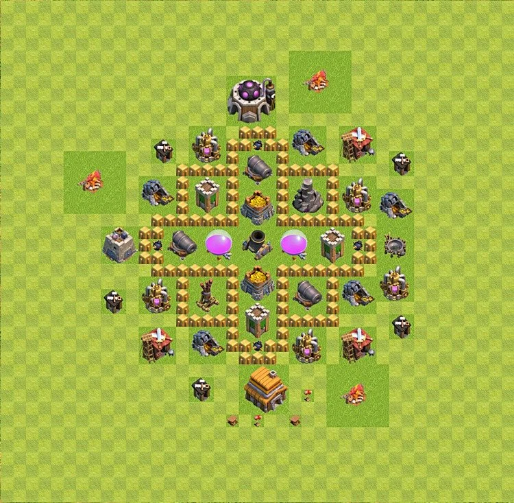 Farming Base TH5 - plan / layout / design - Clash of Clans - (#16) — Farm TH5