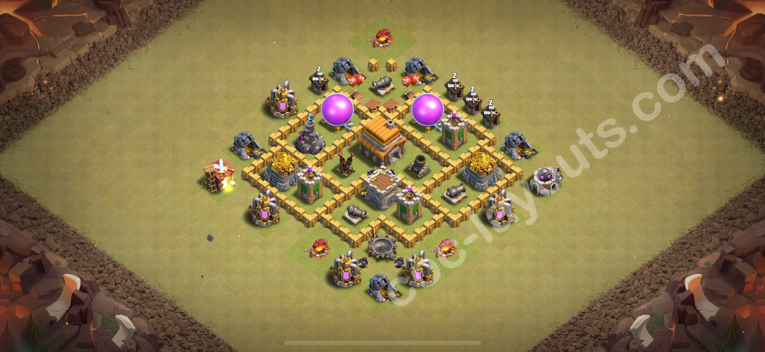 Top War Base TH5 with Link, Anti Air - Anti 2 Stars CWL Plan 2026 - Clash of Clans - (#19) — Війна BH5