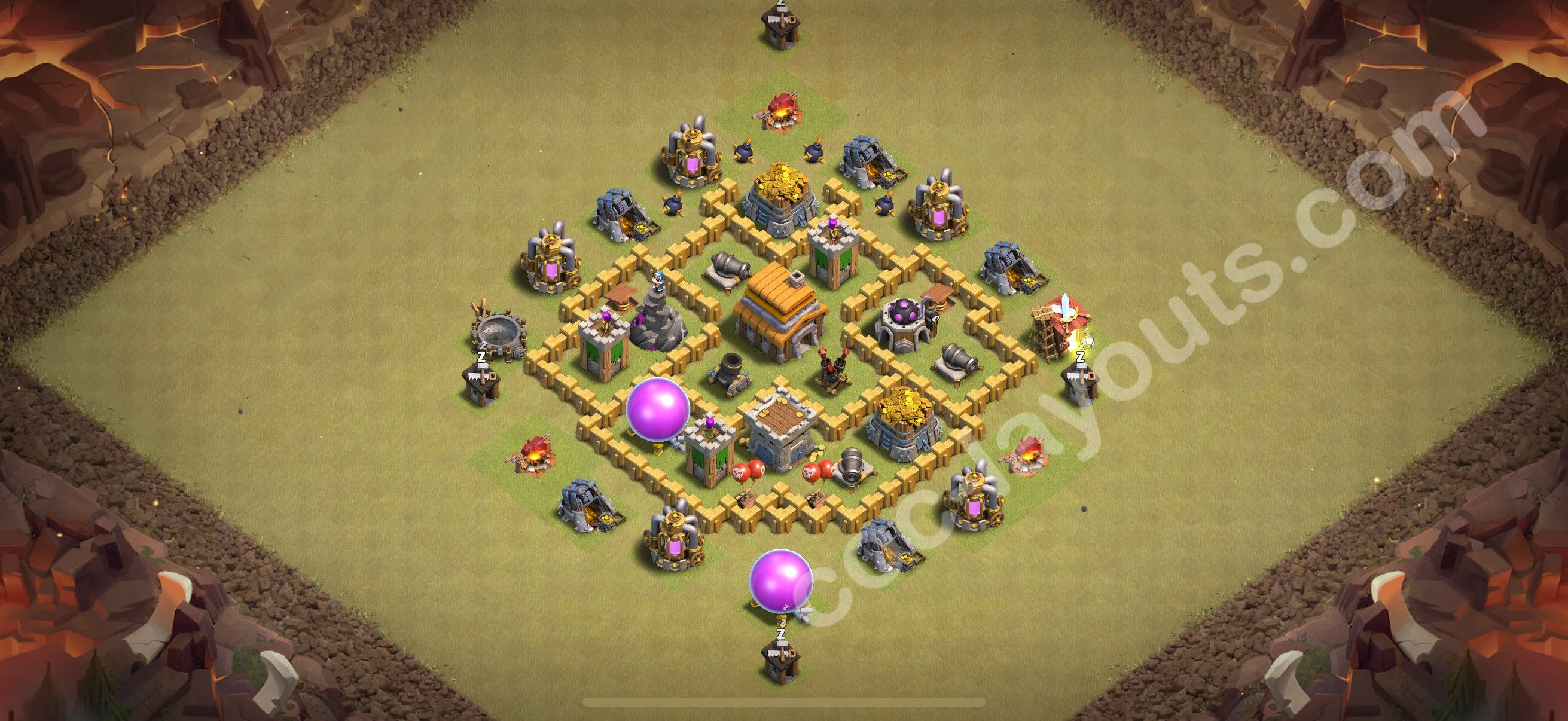 Top War Base TH5 with Link - Anti 2 Stars CWL Plan 2026 - Clash of Clans - (#38) — Война BH5