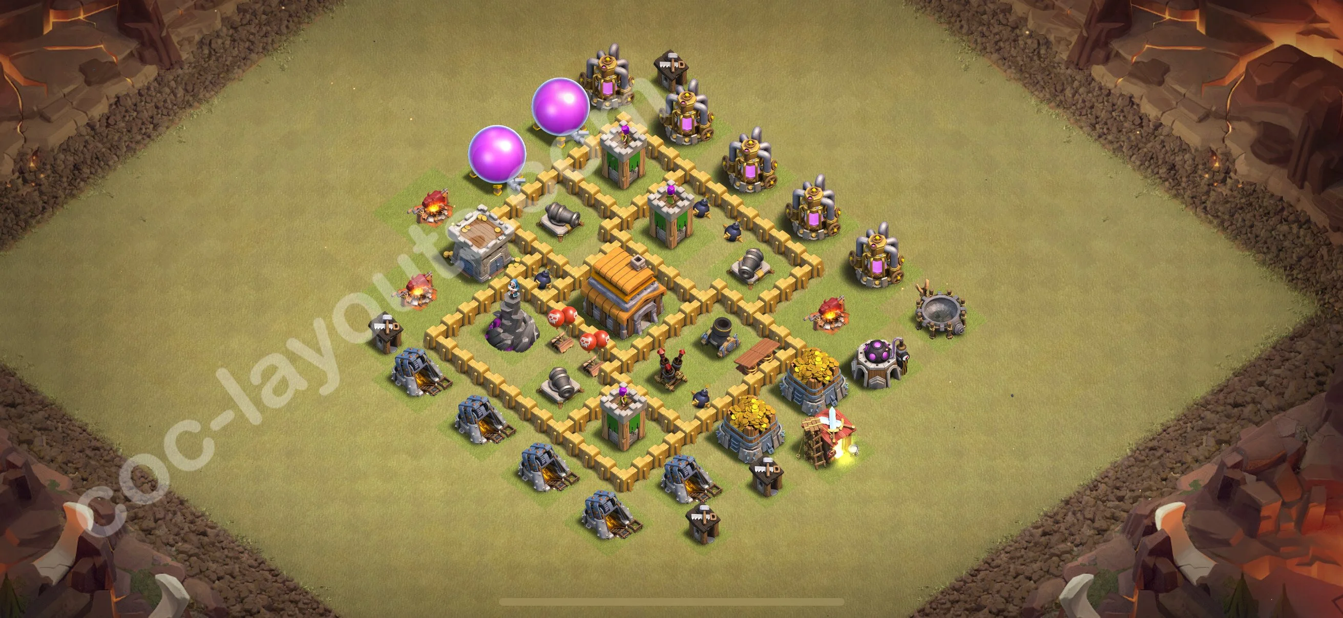 Top War Base TH5 with Link, Anti Everything - CWL Defence Plan 2026 - Clash of Clans - (#44) — Oorlog BH5
