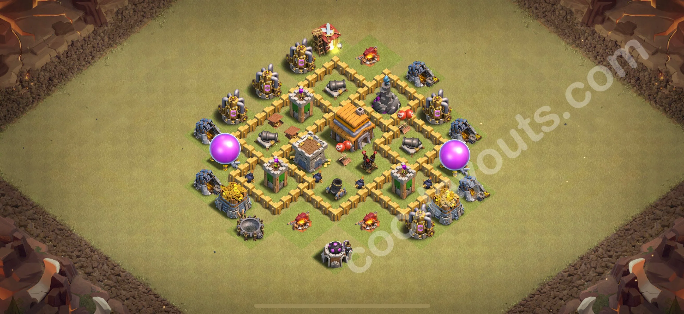 Top War Base TH5 with Link, Anti Everything - Anti 3 Stars CWL Plan 2026 - Clash of Clans - (#52) — वॉर BH5