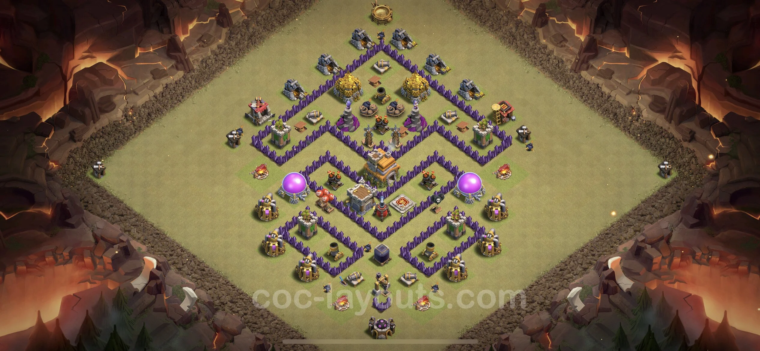 Top War Base TH7 with Link, Anti Everything - CWL Defence Plan - Clash of Clans - (#13) — Війна BH7