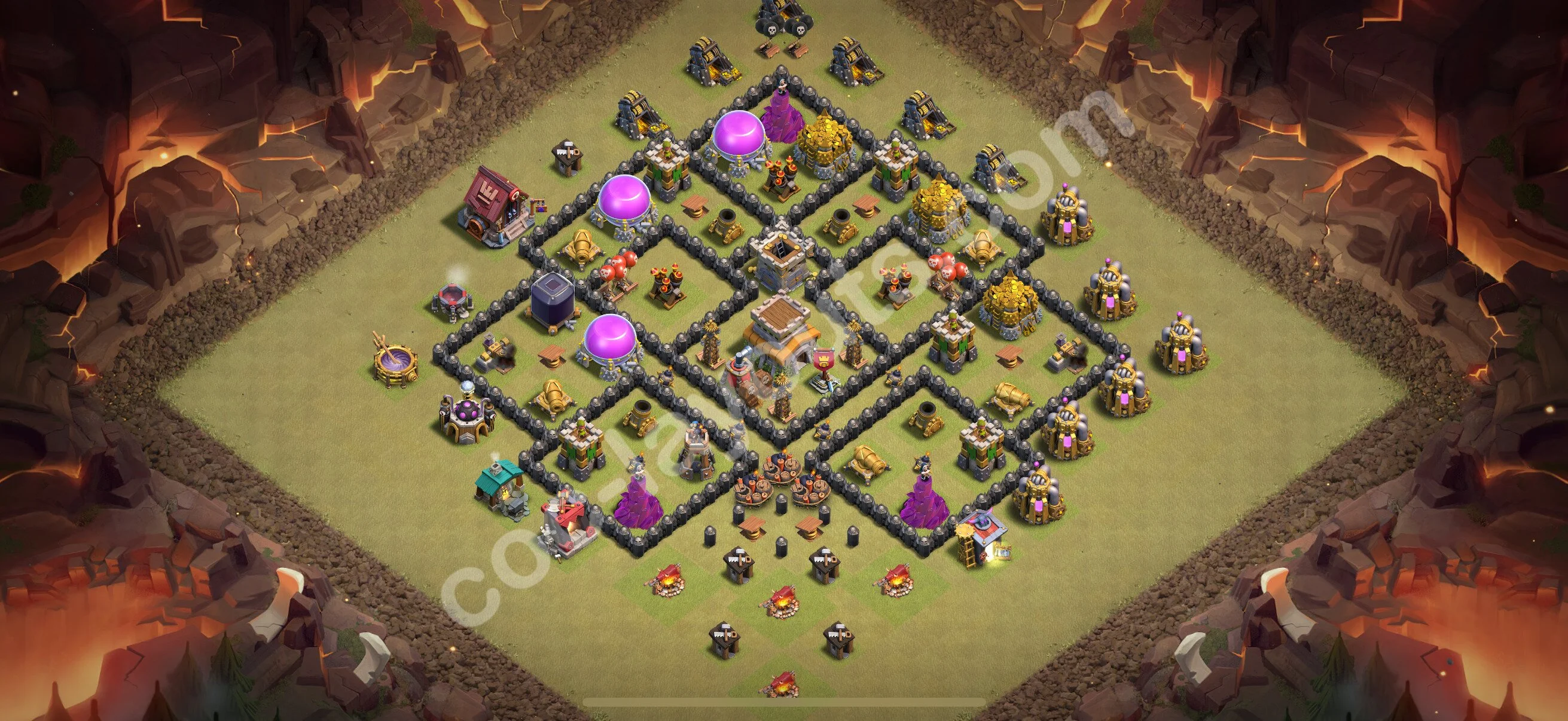 Top War Base TH8 with Link, Anti Everything - Anti 3 Stars CWL Plan 2026 - Clash of Clans - (#140) — Війна BH8