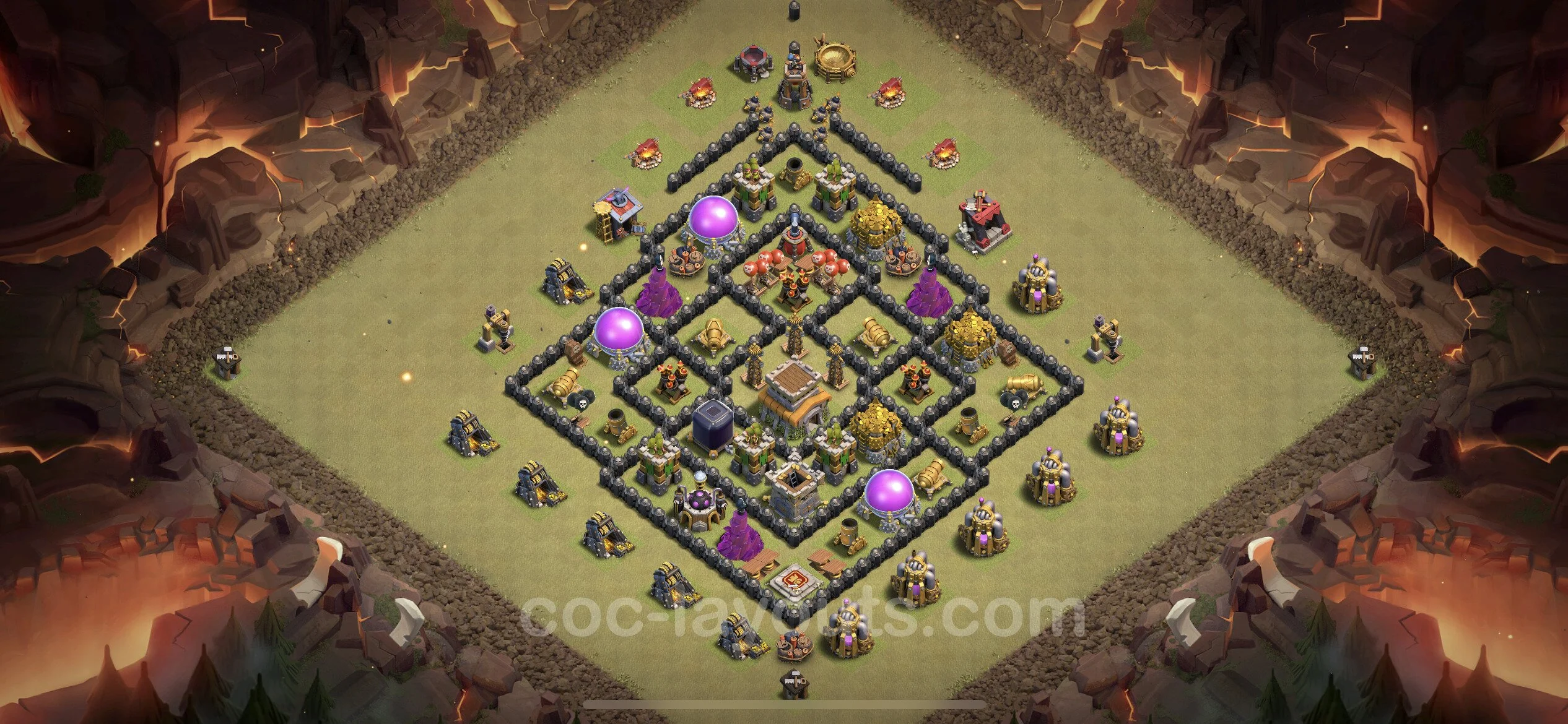 Top War Base TH8 with Link, Anti Everything - Anti 3 Stars CWL Plan - Clash of Clans - (#57) — Війна BH8