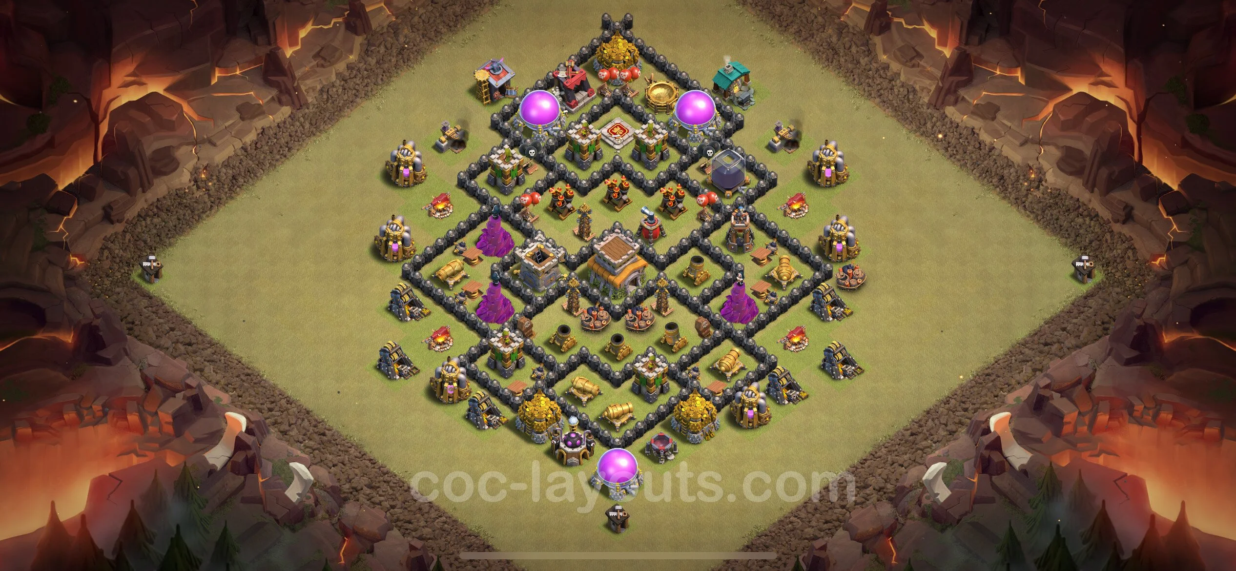 Top War Base TH8 with Link, Anti Everything - Anti 3 Stars CWL Plan - Clash of Clans - (#62) — Війна BH8