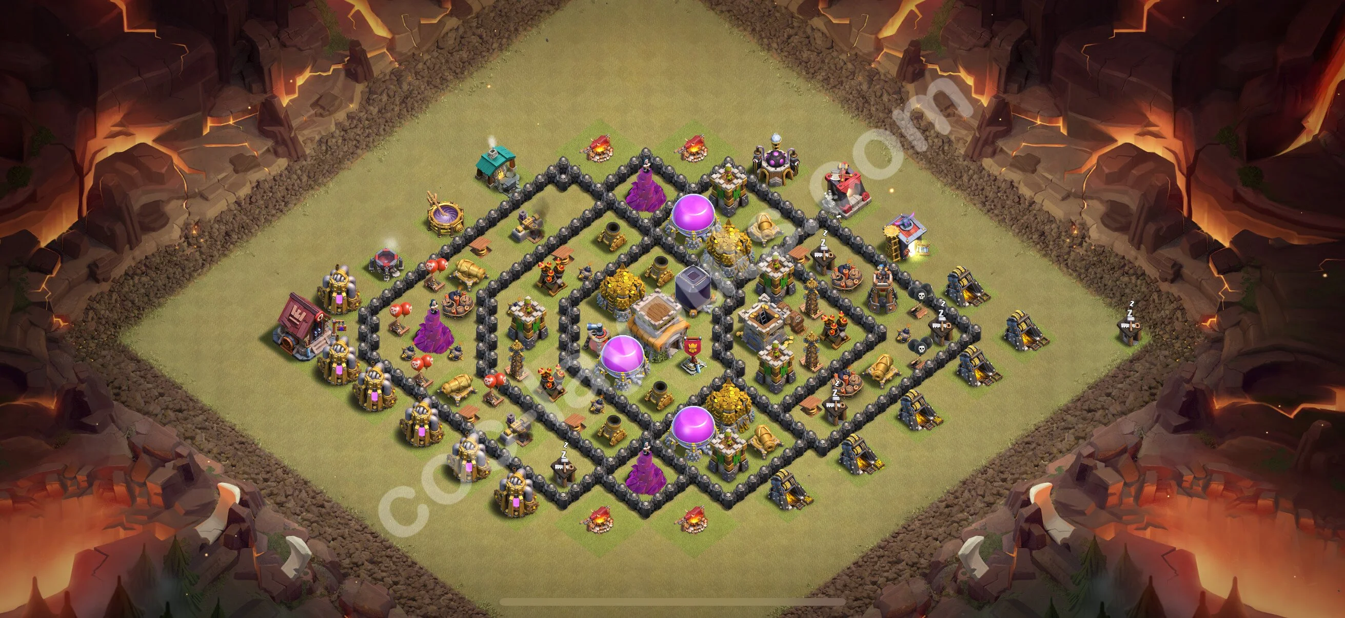 Top War Base TH8 with Link, Anti Everything - Anti 3 Stars CWL Plan 2026 - Clash of Clans - (#91) — Wojna BH8