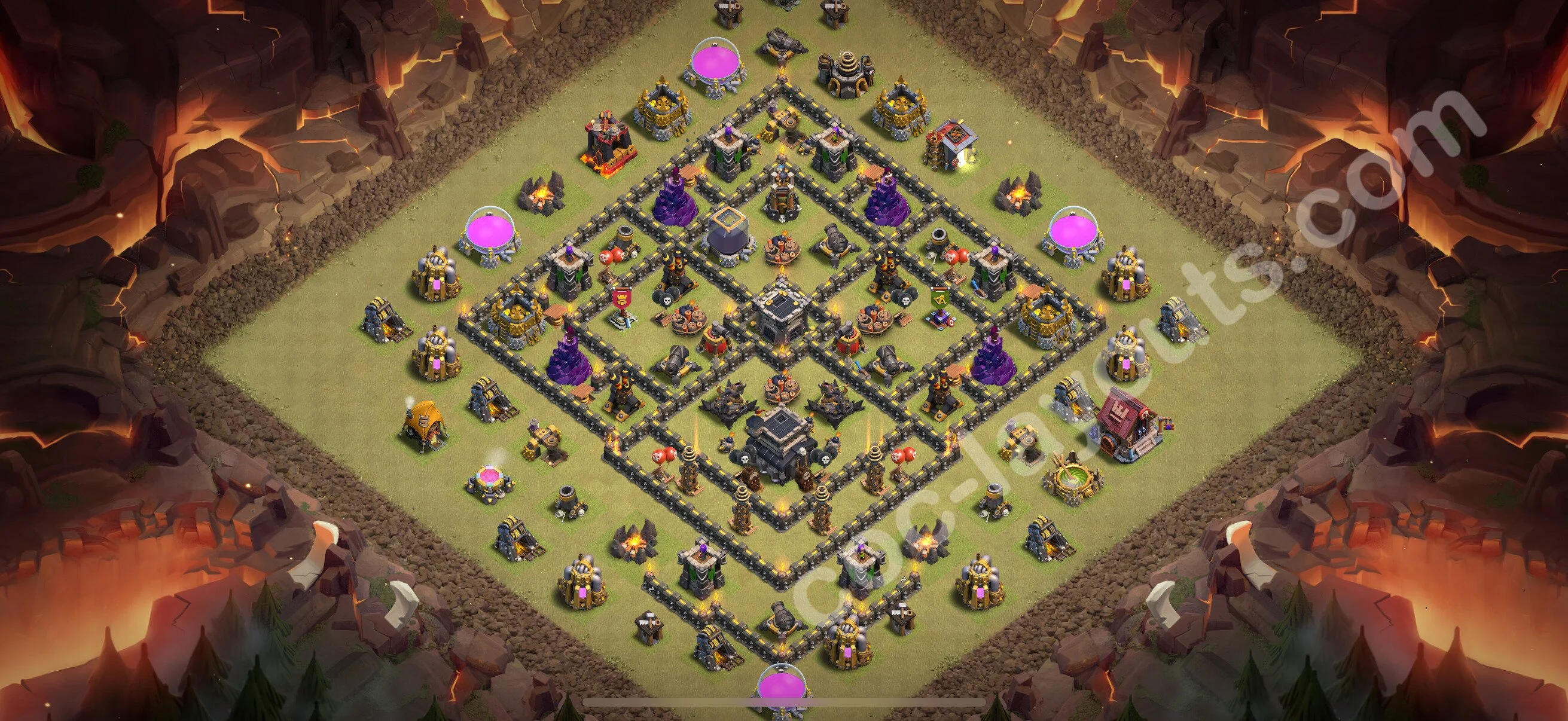 Top War Base TH9 with Link, Anti Air / Dragon - Anti 3 Stars CWL Plan 2026 - Clash of Clans - (#116) — Війна BH9