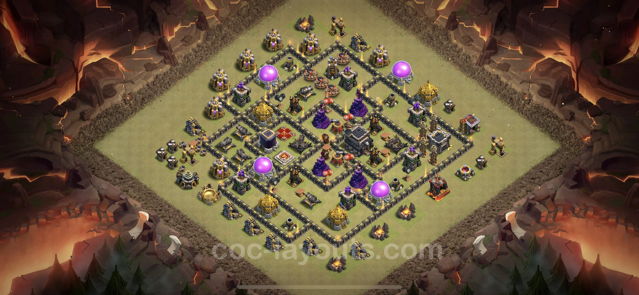 Top War Base TH9 with Link, Anti Everything - Anti 3 Stars CWL Plan - Clash of Clans - (#93) — Війна BH9
